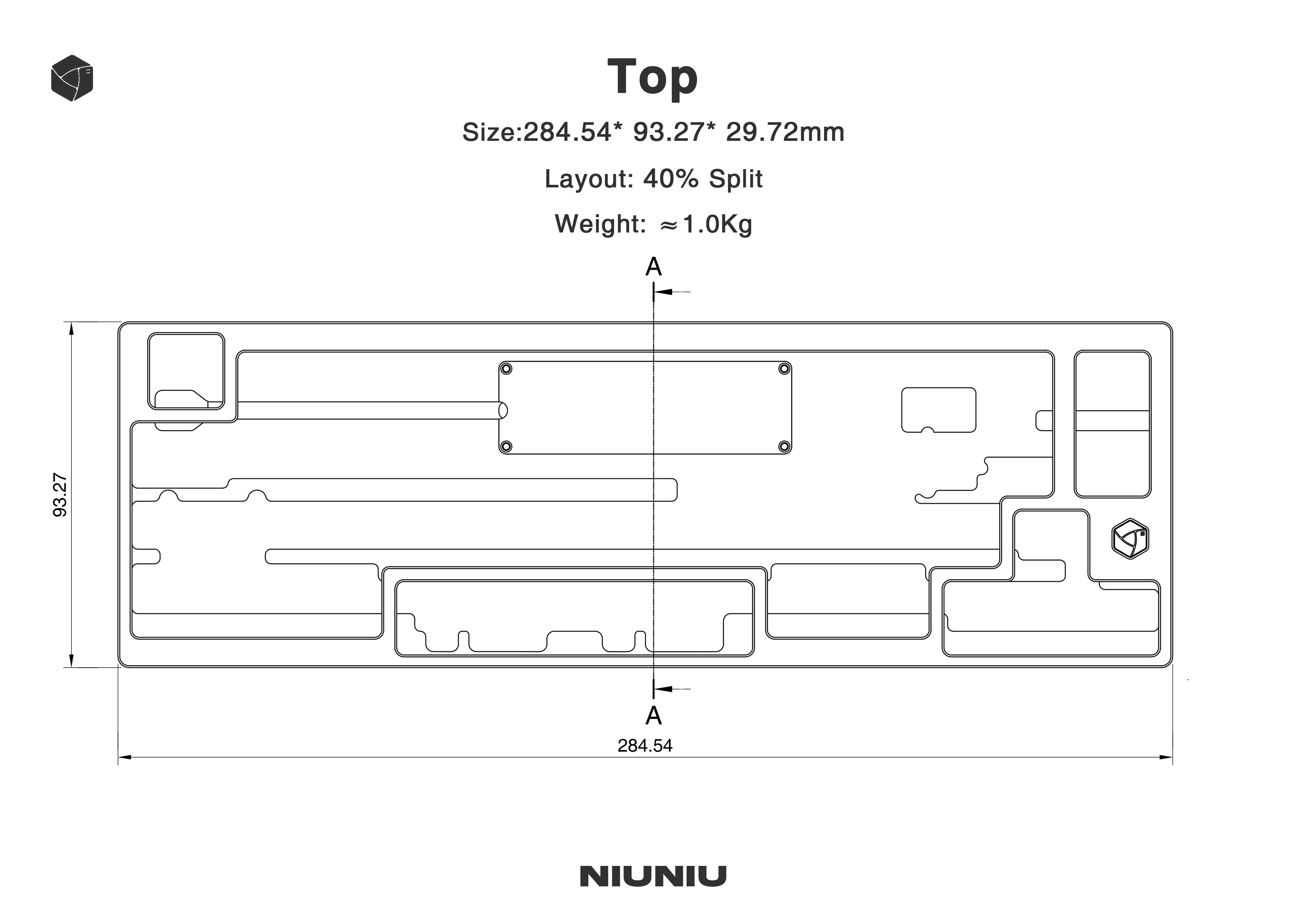 Fyra40 Keyboard Kit by Niuniu