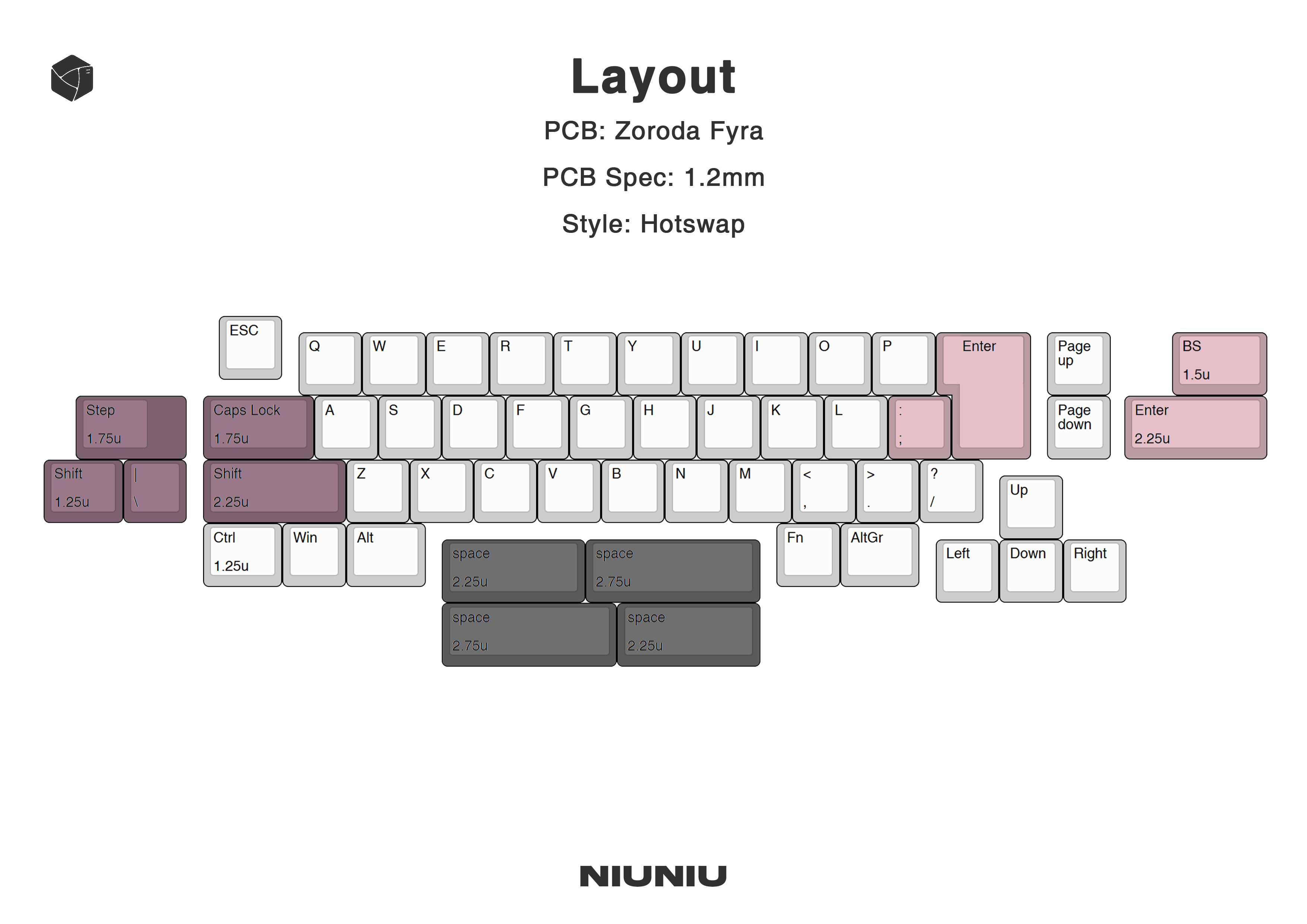 Fyra40 Keyboard Kit by Niuniu