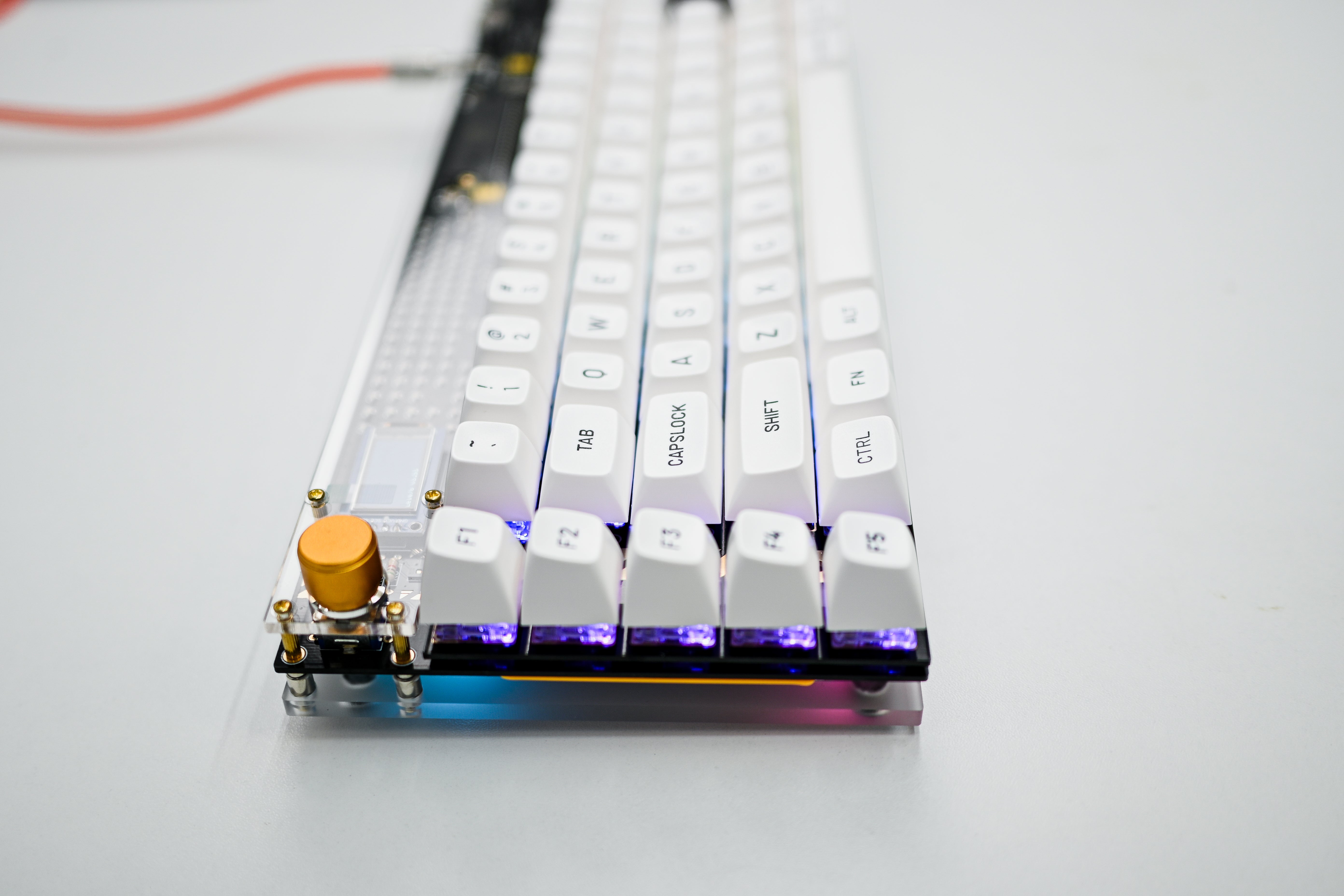 [In Stock] Lelelab Y2K 76 x MT3 Black on White PreBuilt Ready-to-use Keyboard
