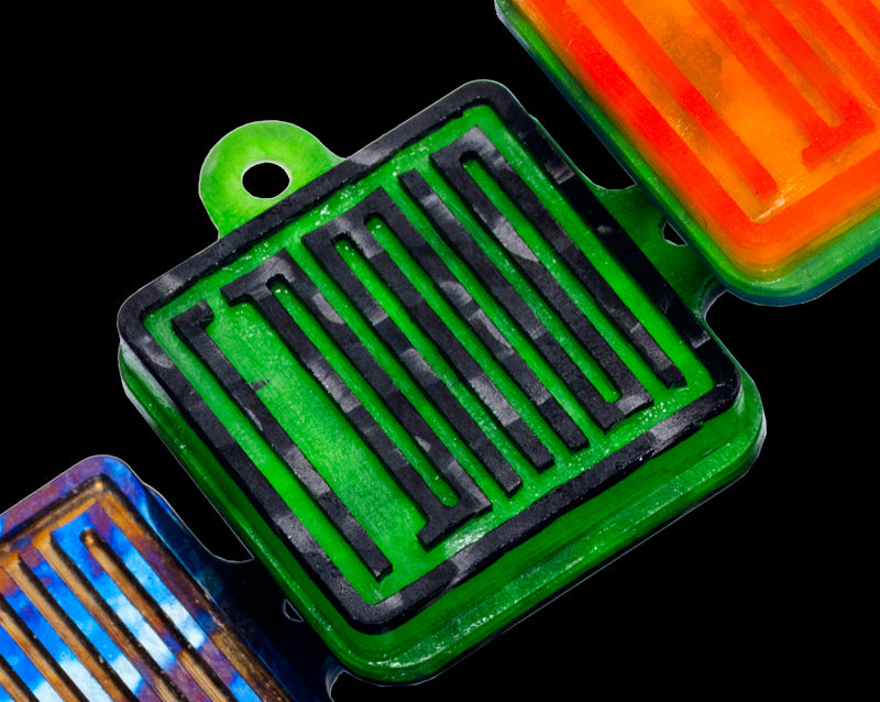 Neon Green Glowwaves Carbon