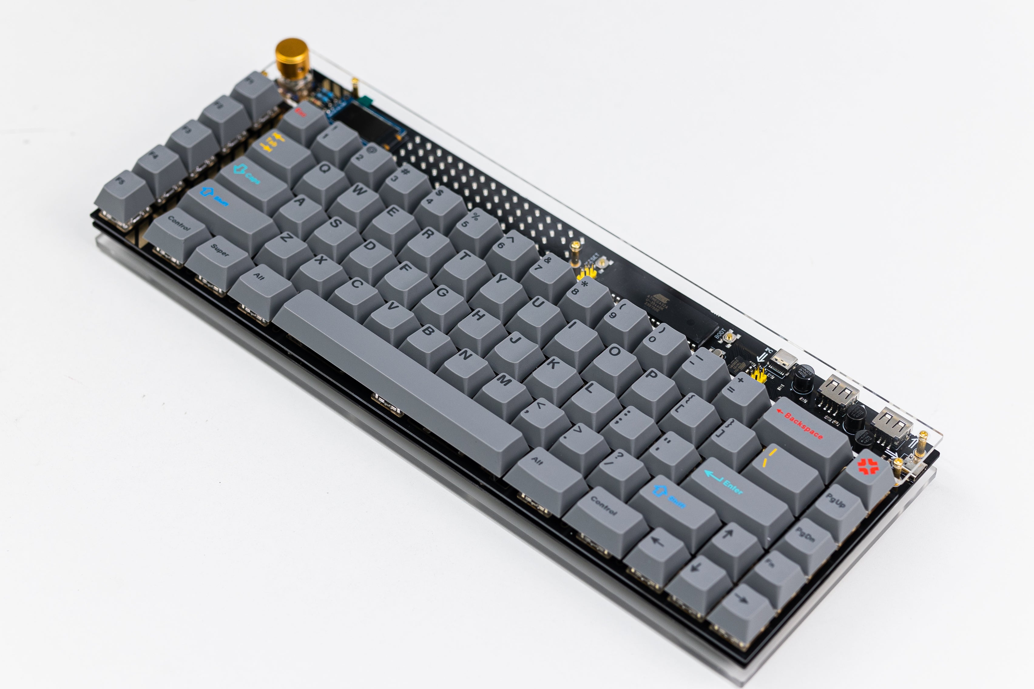 [In Stock] Lelelab Y2K 76 x GMK Dualshot R2 PreBuilt Ready-to-use Keyboard