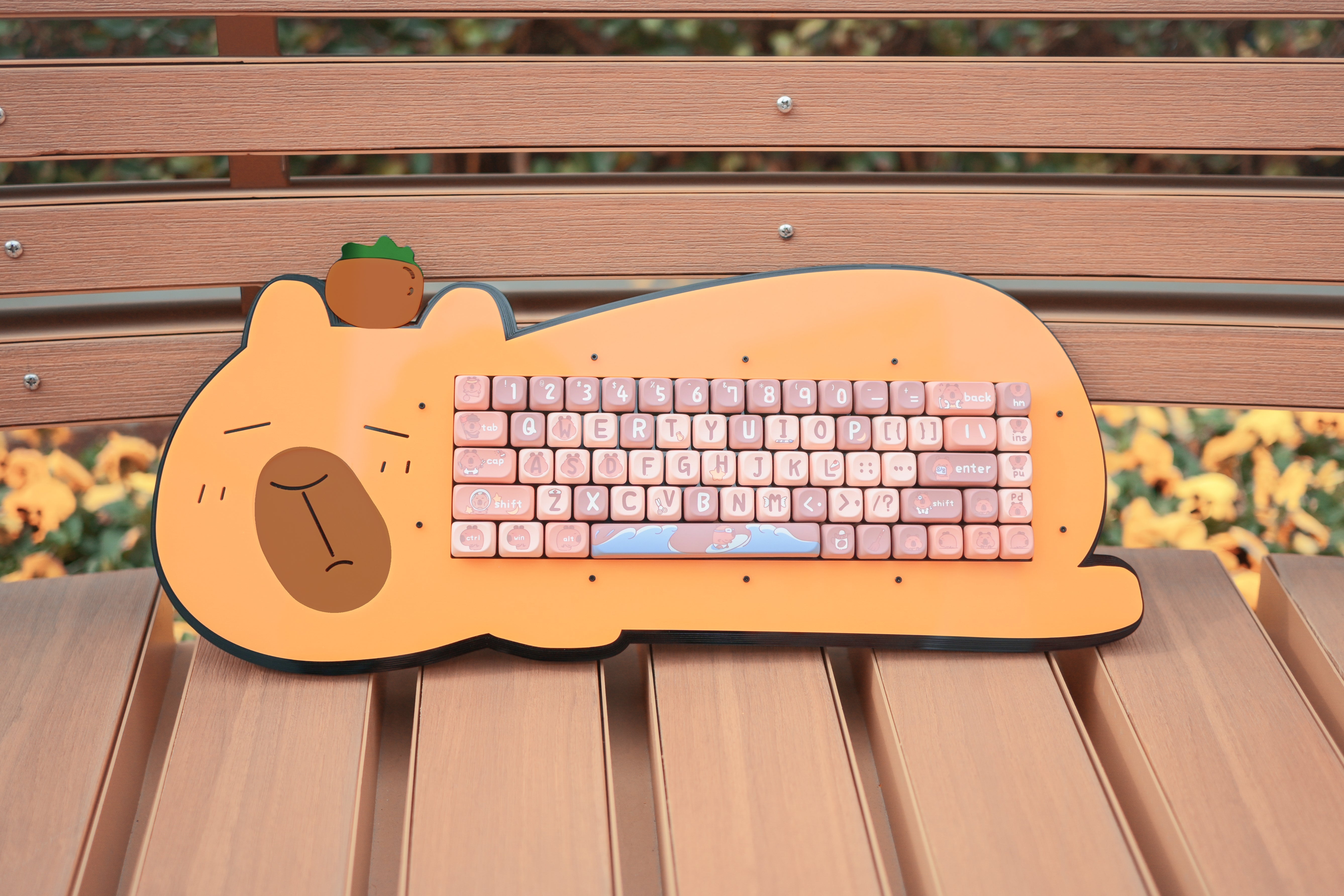 [In Stock] MOA Capybara PBT Keycap Set by Lelelab