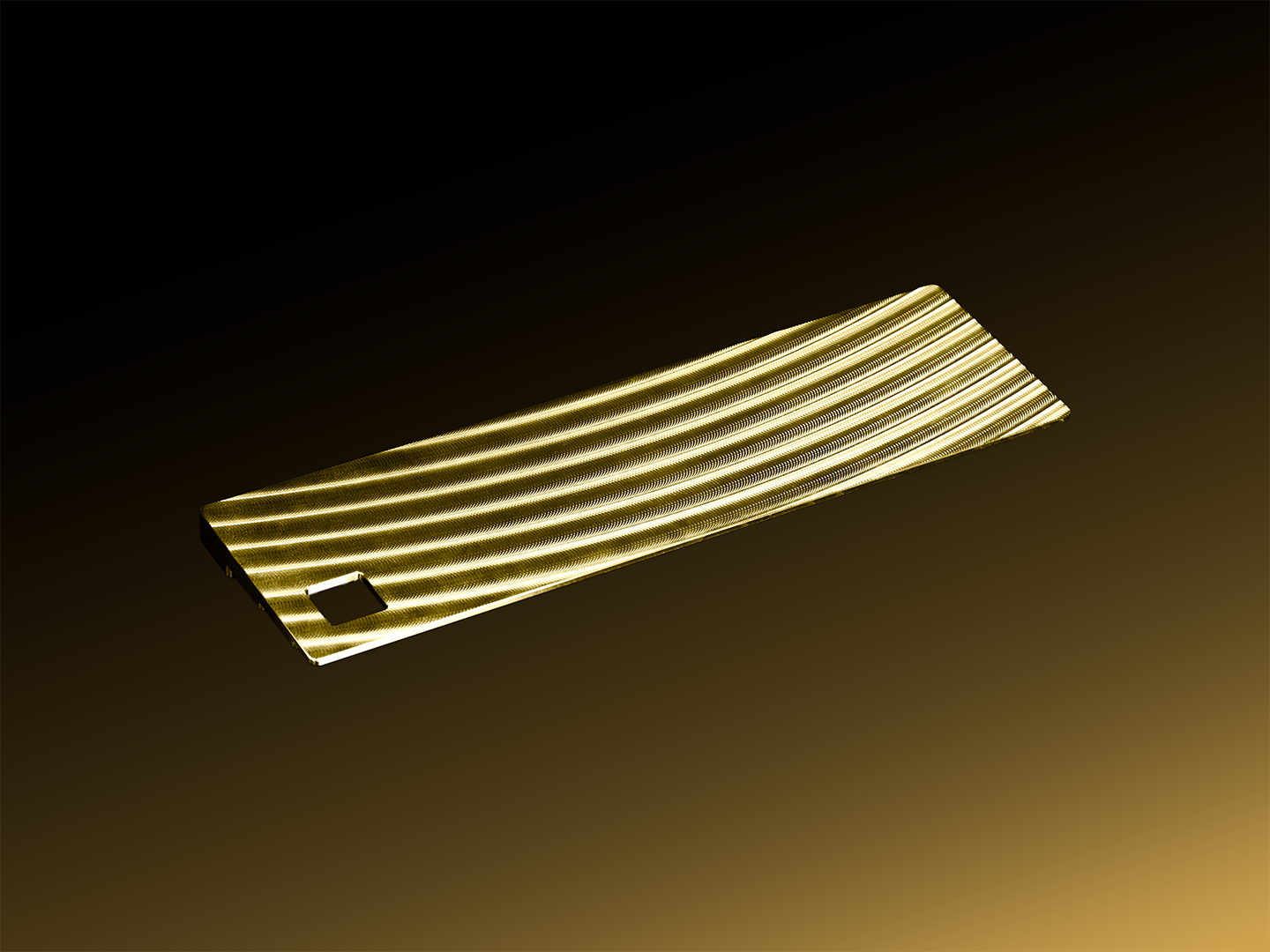 SS Milled PVD Gold