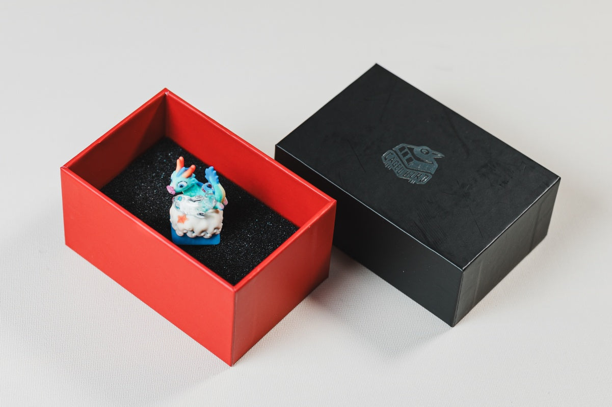 Cagedbird Azure Dragon Artisan Keycaps - Thumbnail 5