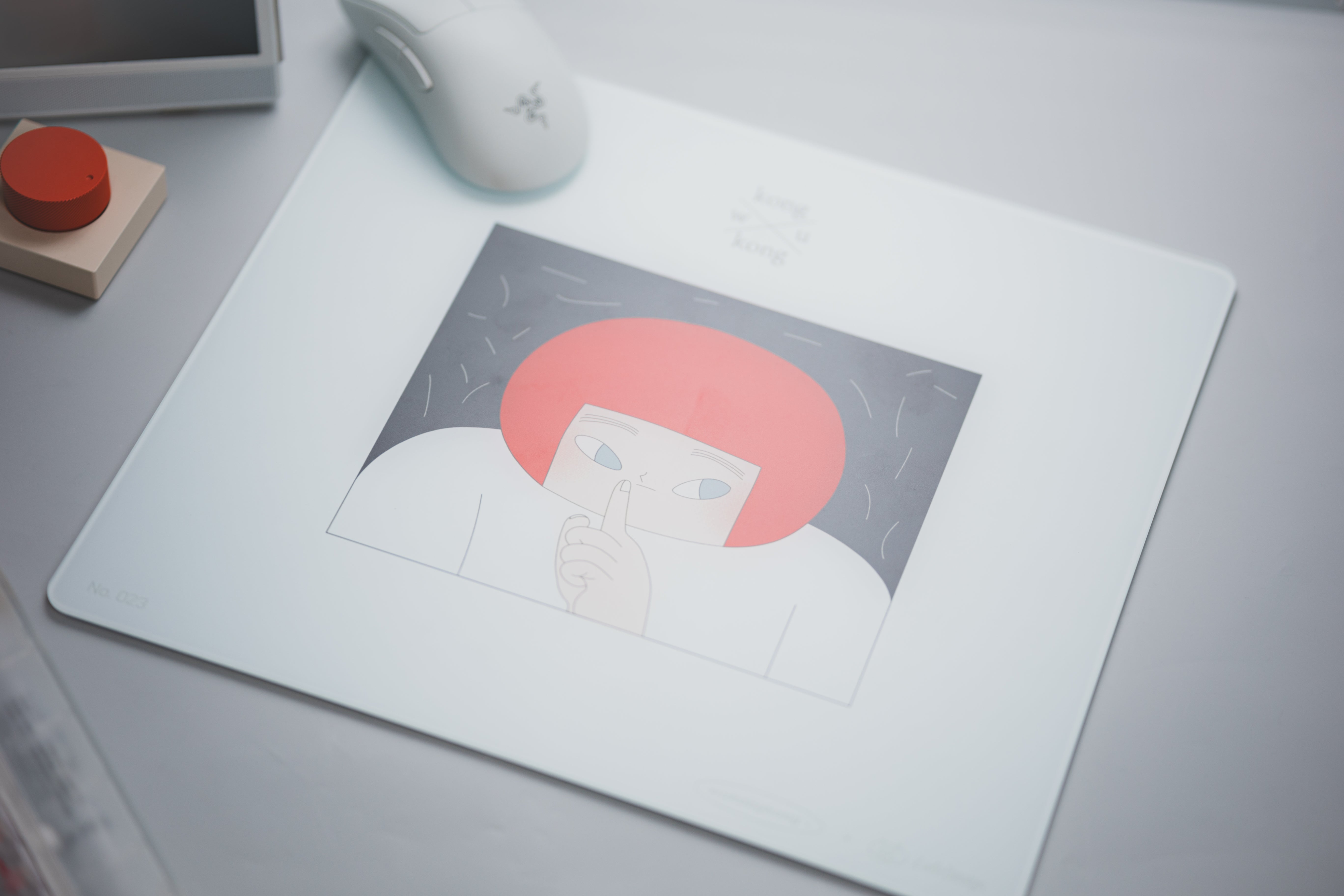 [In Stock] LeleDesign Curation Summer Camp Glass Mousepad（feat. Wukongkong）
