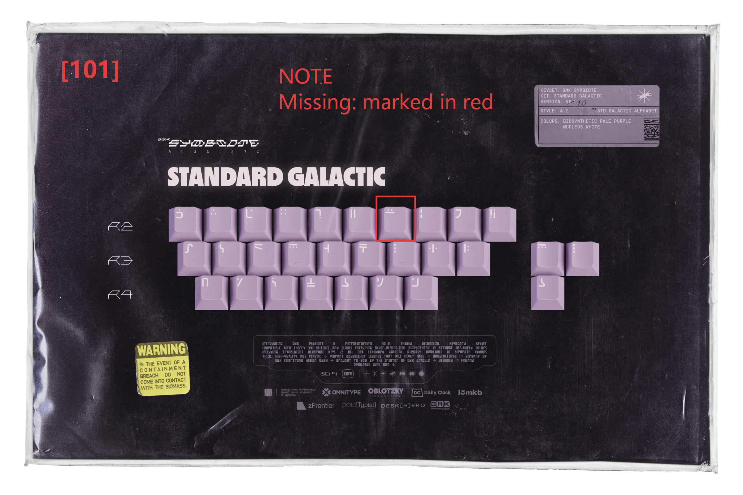 [In Stock] Keycap Set B-stock Collections-R2