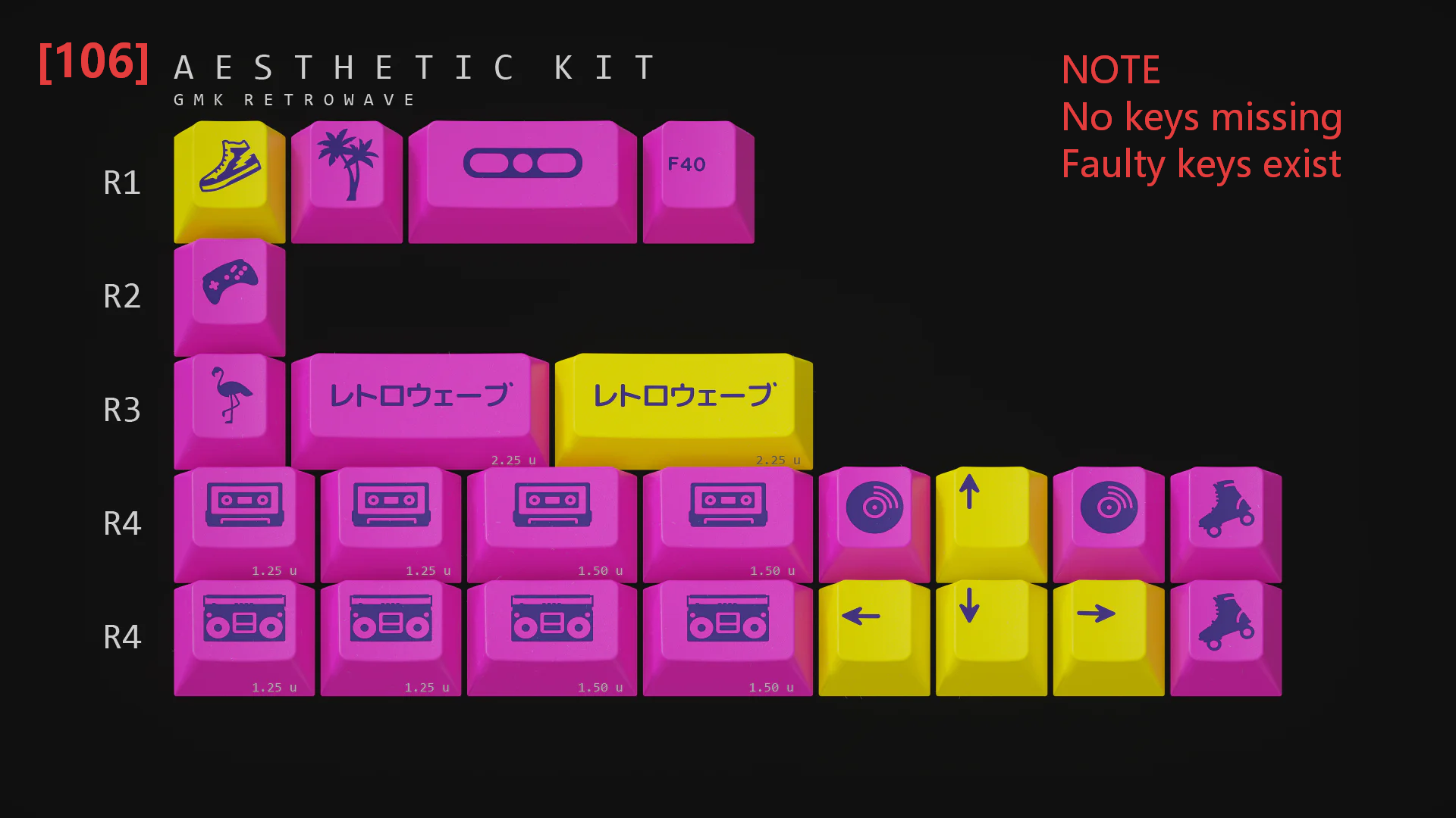 [In Stock] Keycap Set B-stock Collections-R2