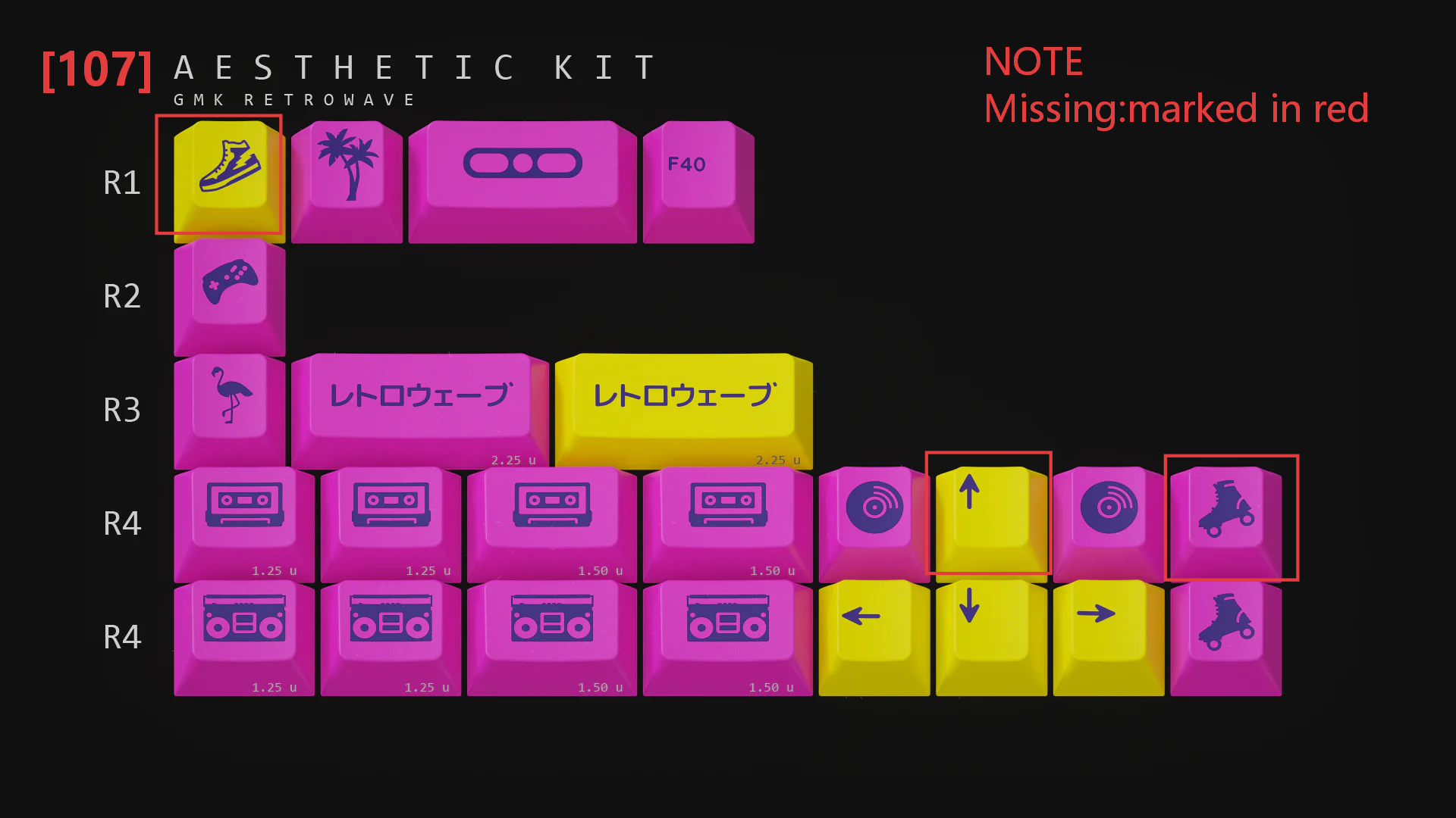 [In Stock] Keycap Set B-stock Collections-R2