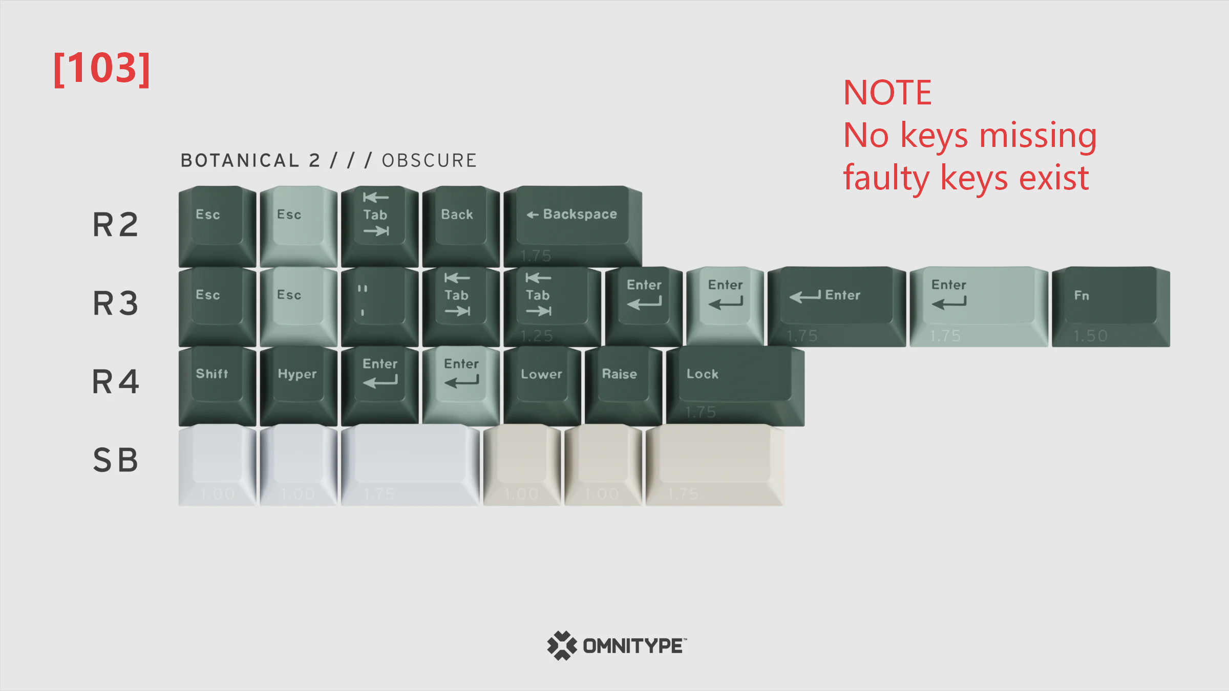 [In Stock] Keycap Set B-stock Collections-R2