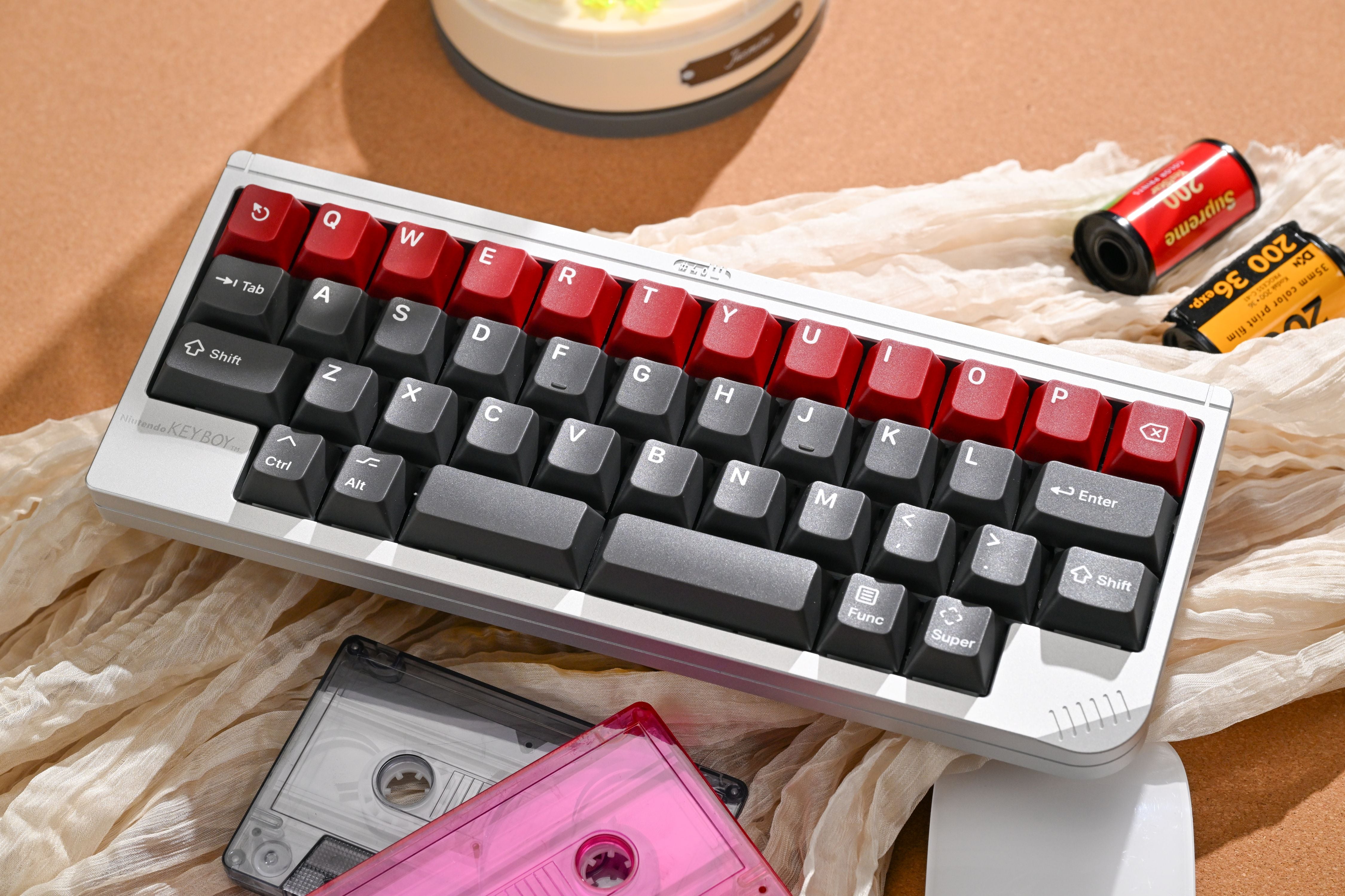 [In Stock] KAP Grey Alert PBT Double-Shot Keycap Set