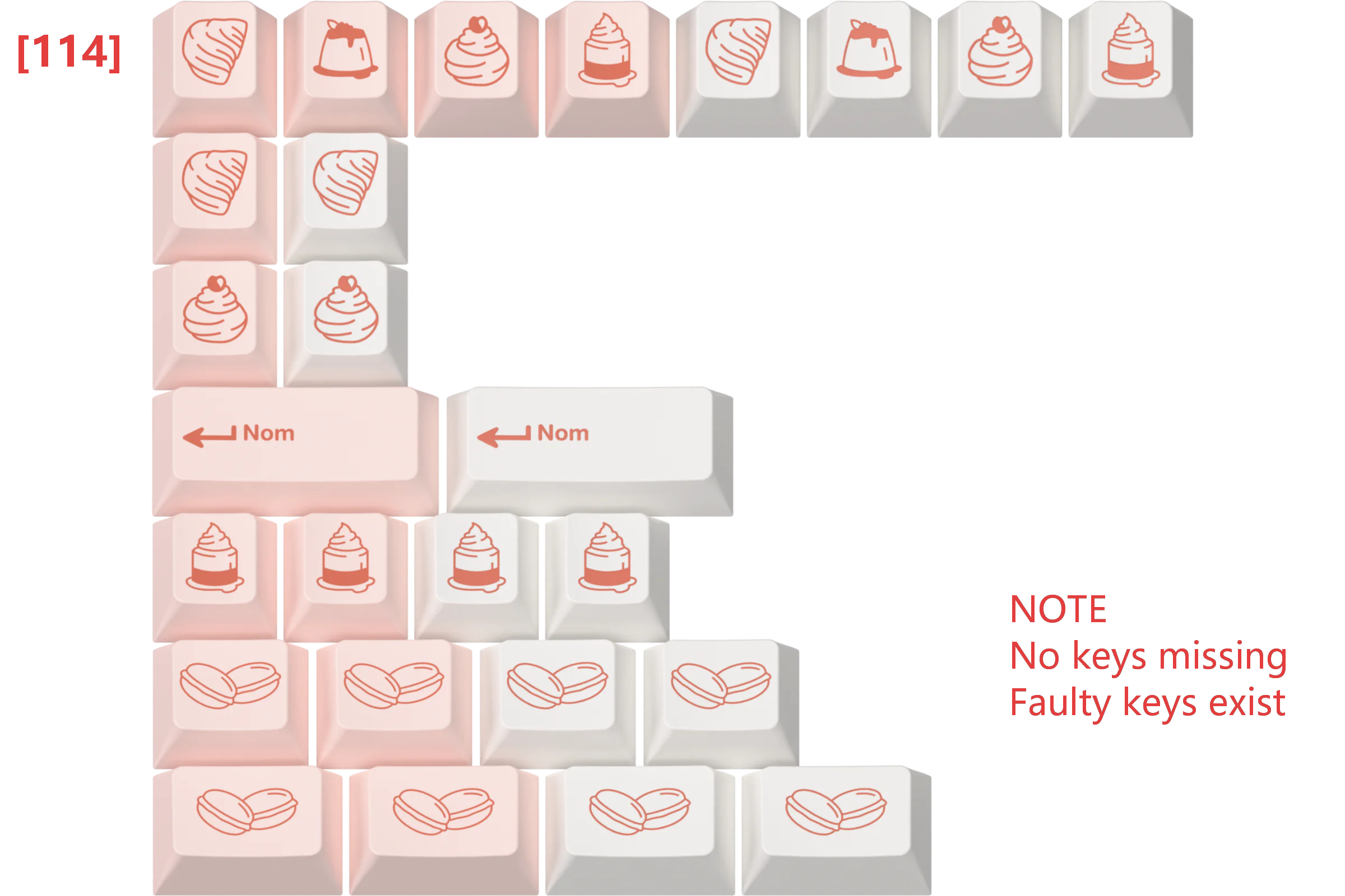 [In Stock] Keycap Set B-stock Collections-R2