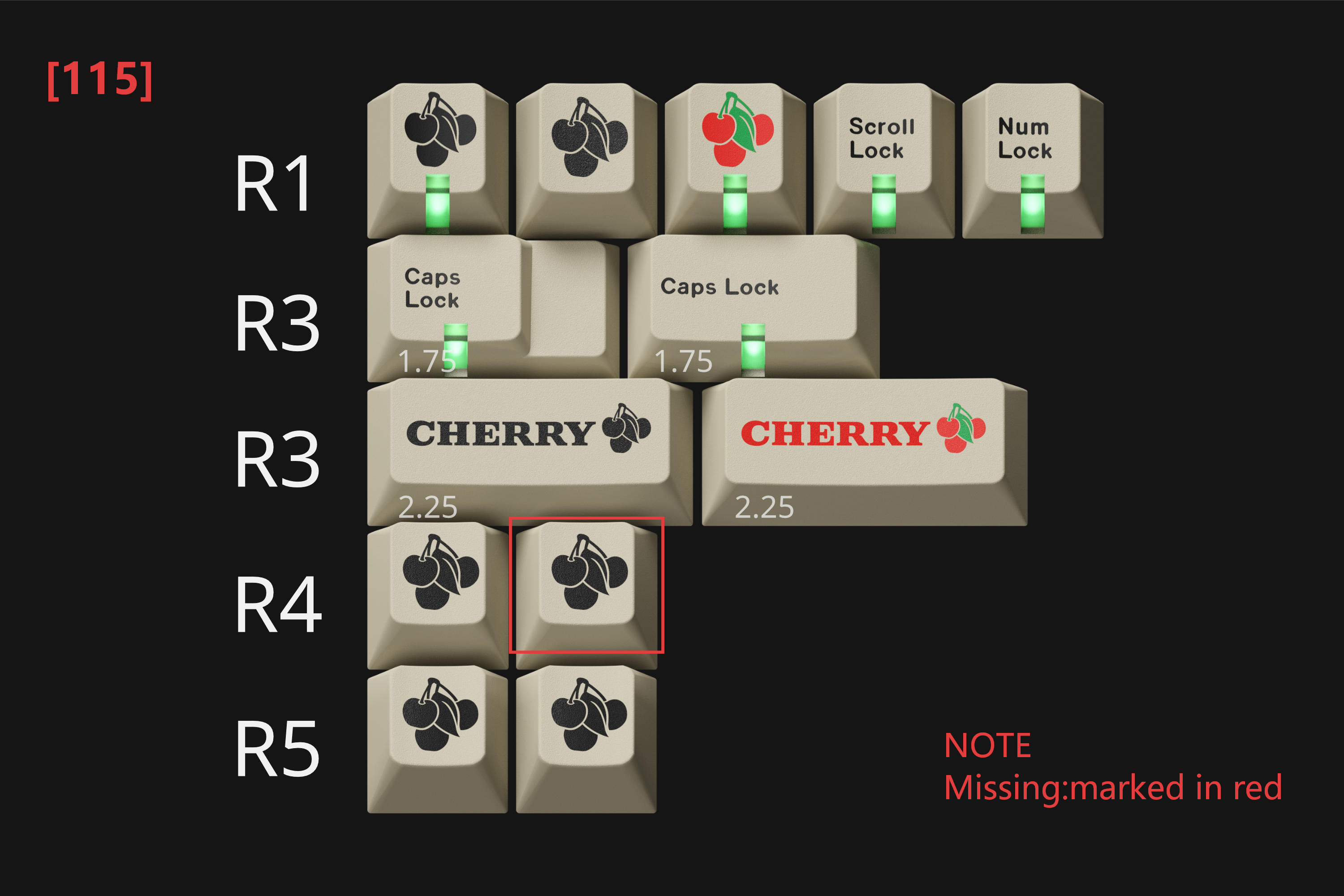 [In Stock] Keycap Set B-stock Collections-R2