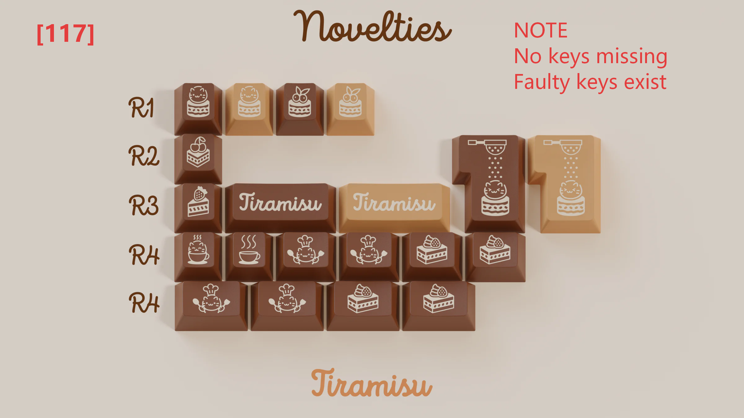 [In Stock] Keycap Set B-stock Collections-R2
