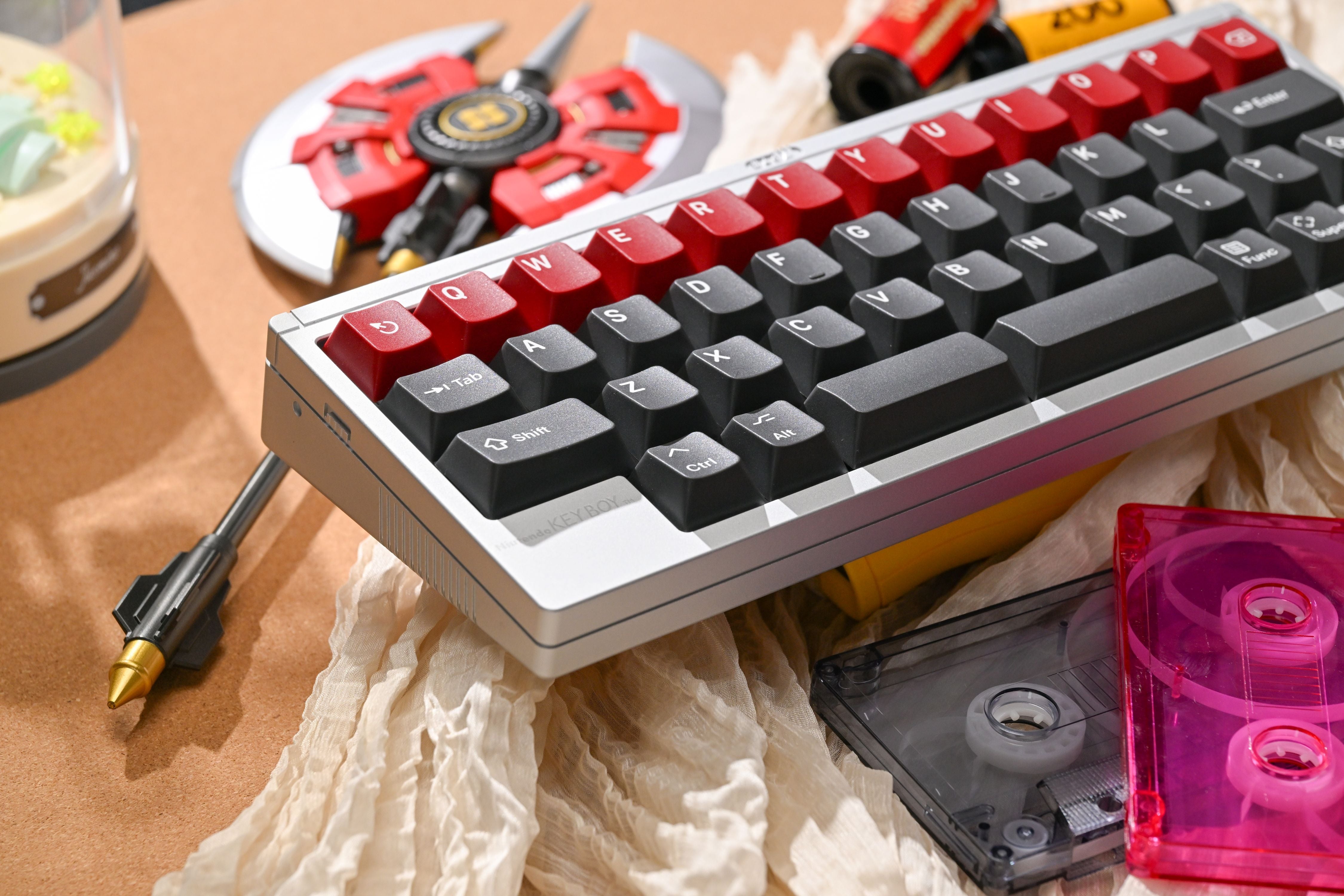 [In Stock] KAP Grey Alert PBT Double-Shot Keycap Set