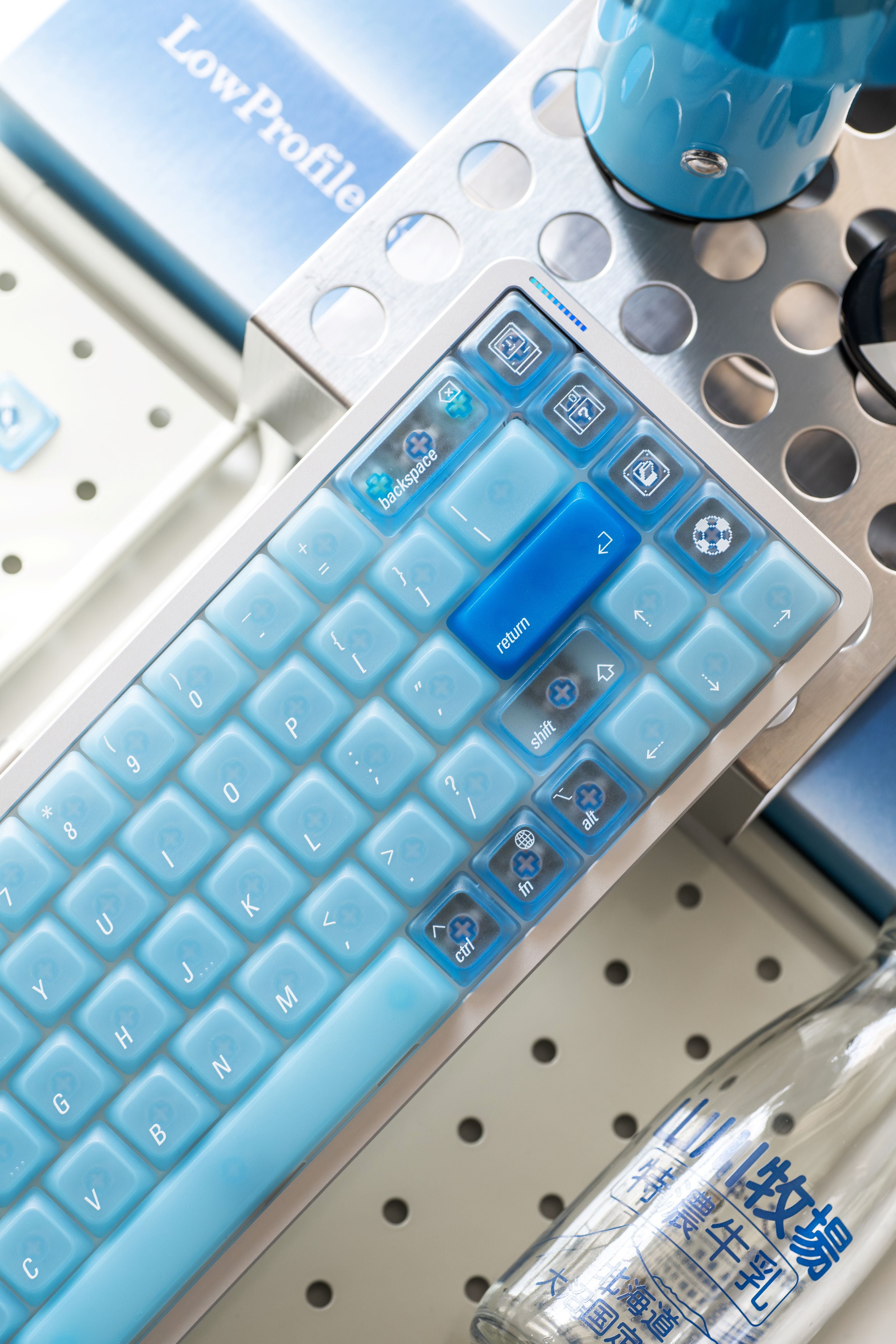 In Stock] LeleLab LowSup-Ocean Blue Keycaps Set