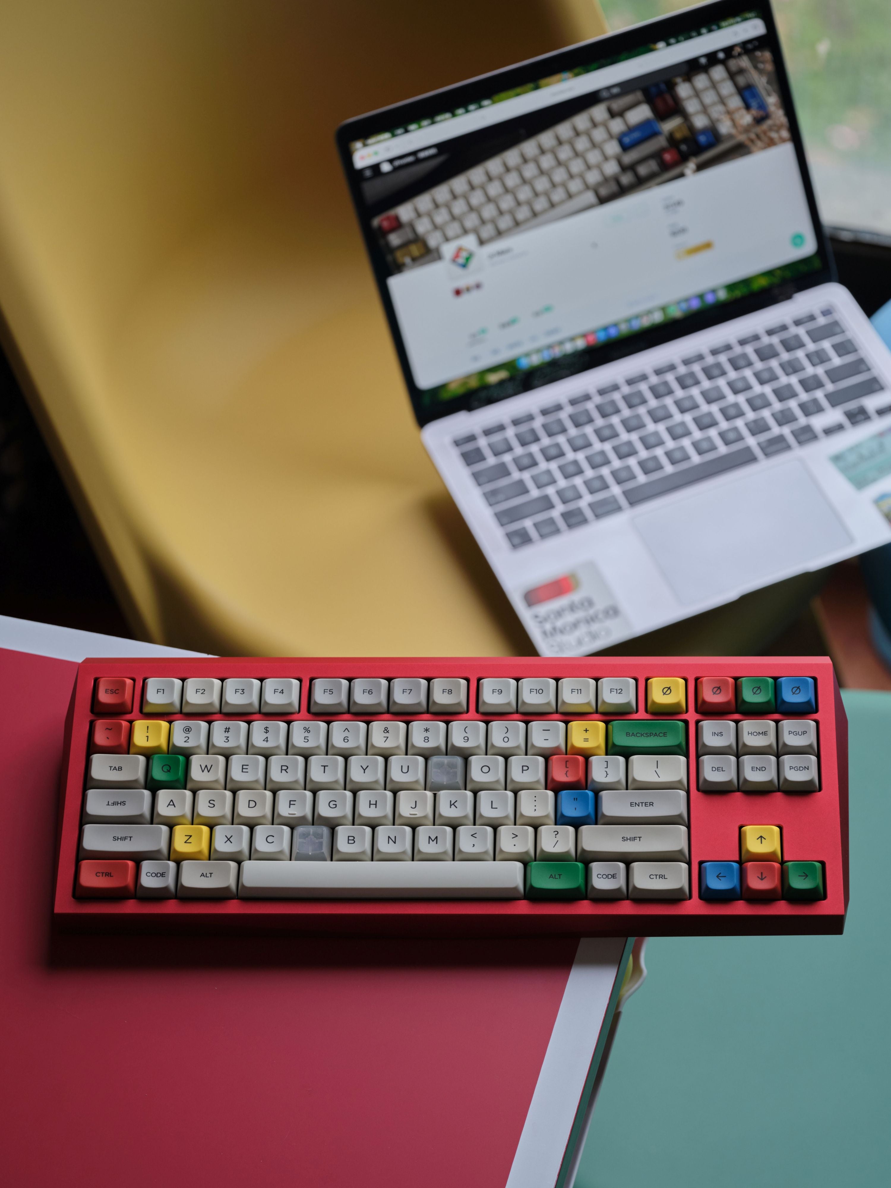 [Pre Order] PBS Retro S.M AG PBT Keycaps