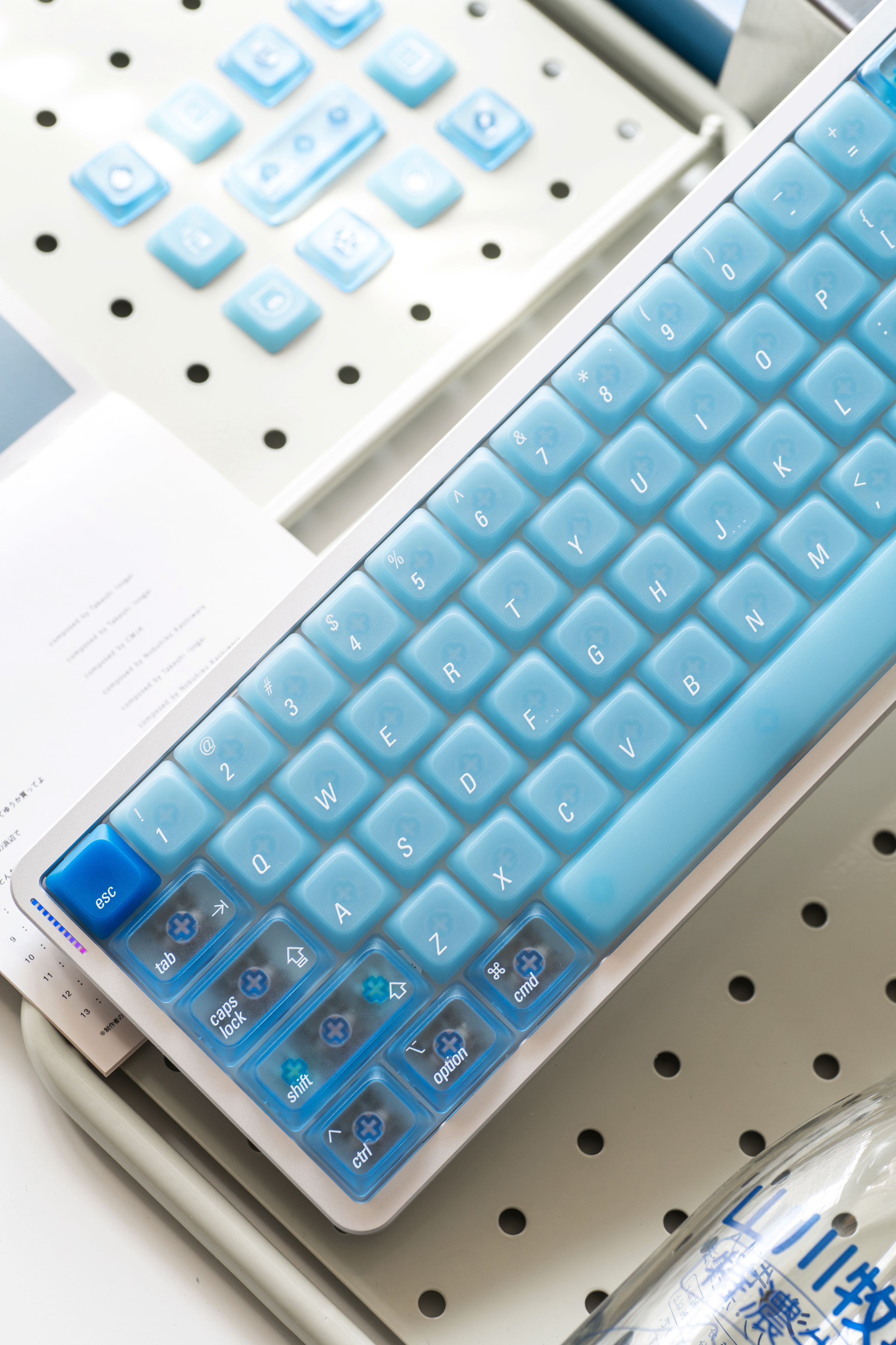 In Stock] LeleLab LowSup-Ocean Blue Keycaps Set