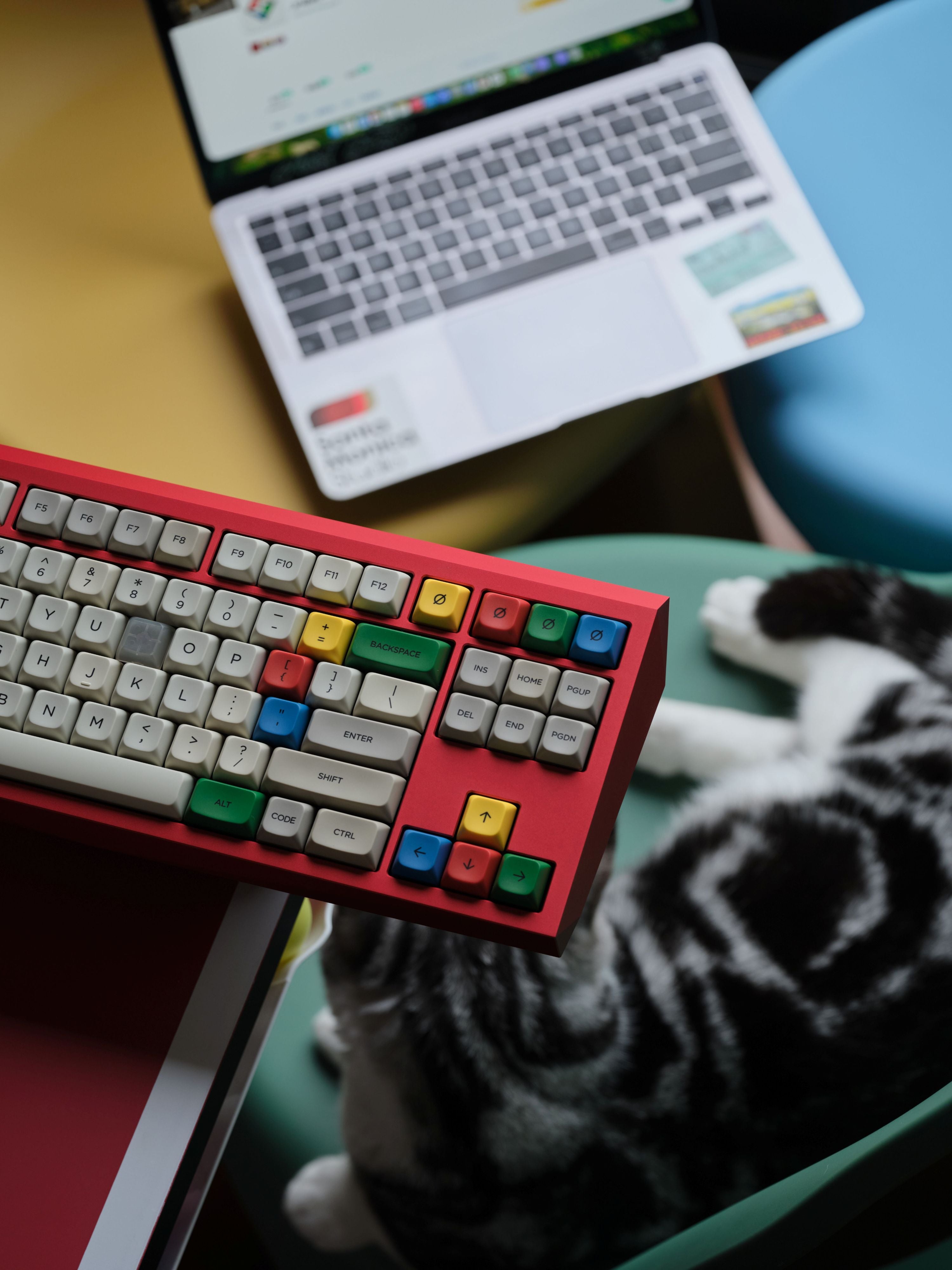 [Pre Order] PBS Retro S.M AG PBT Keycaps