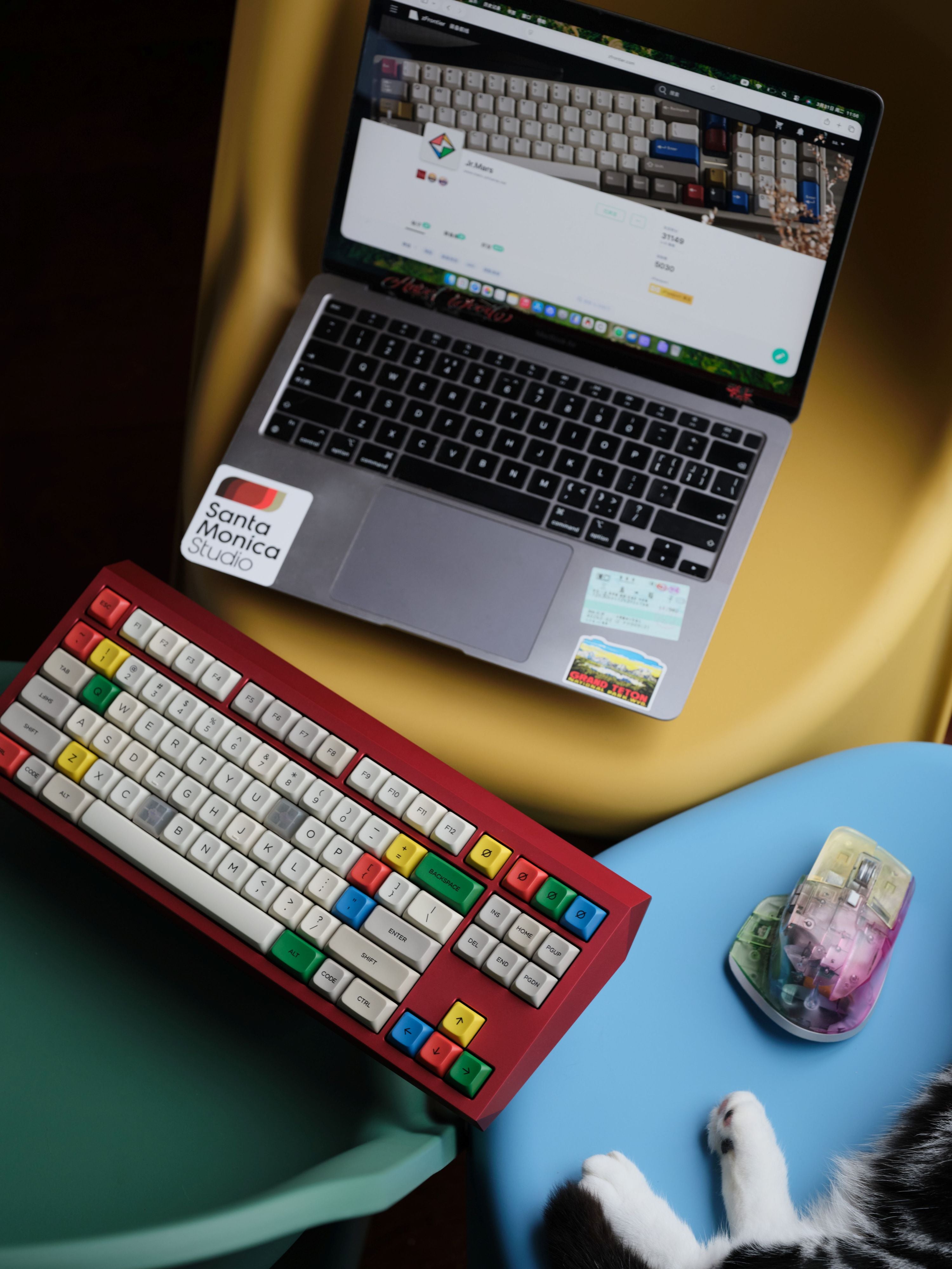 [Pre Order] PBS Retro S.M AG PBT Keycaps