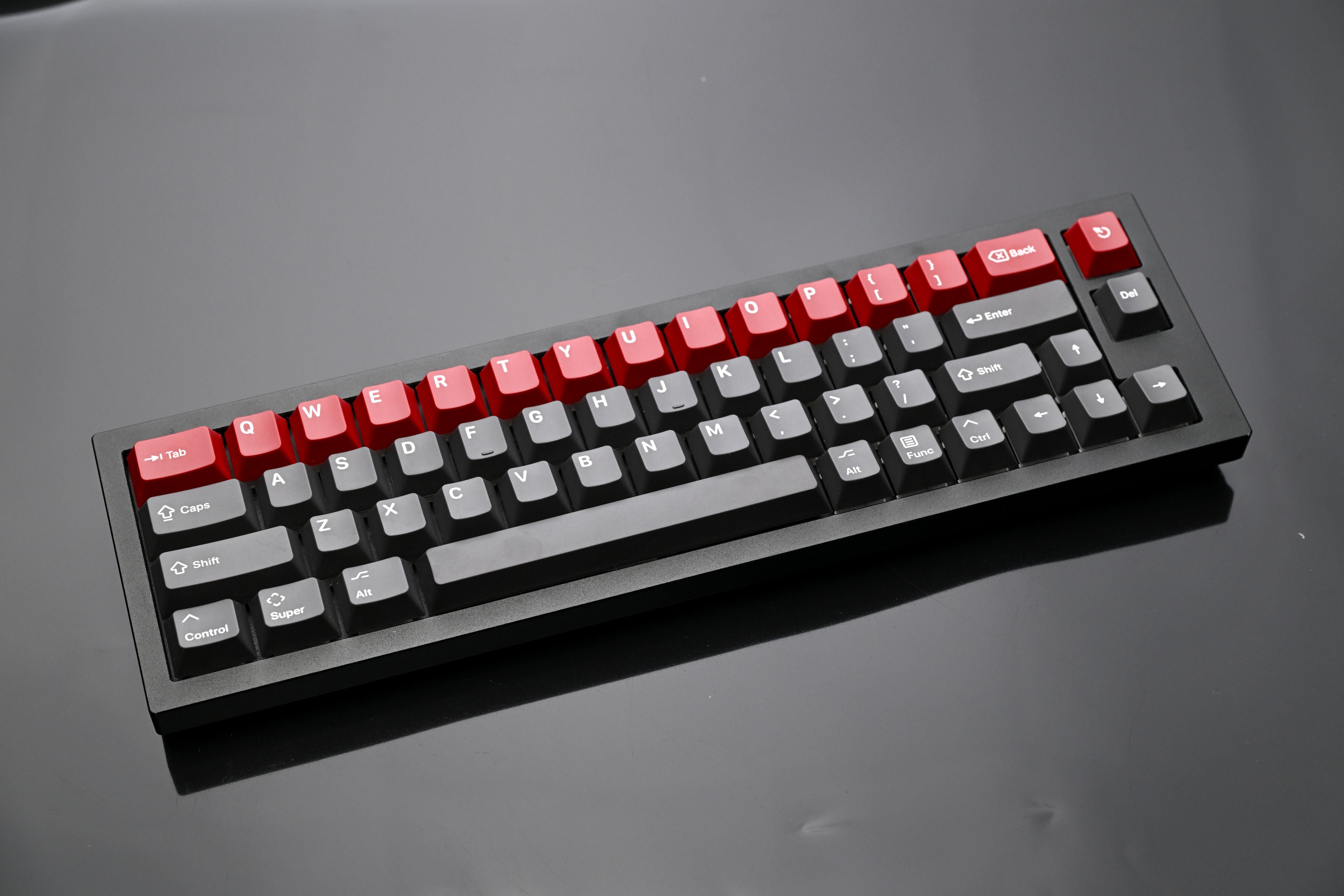 [In Stock] KAP Grey Alert PBT Double-Shot Keycap Set