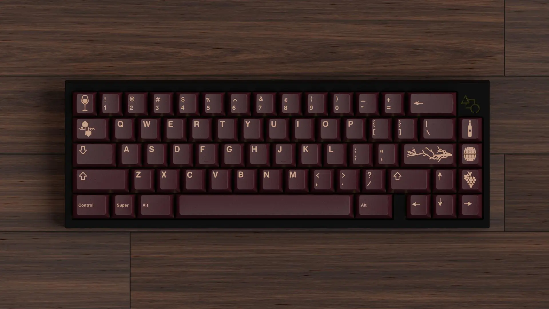 [In Stock] GMK CYL Bordeaux
