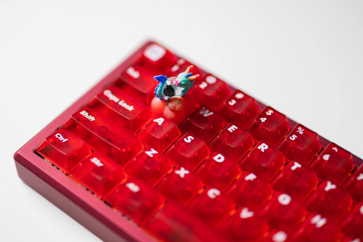 In Stock] Cagedbird Azure Dragon Artisan Keycaps