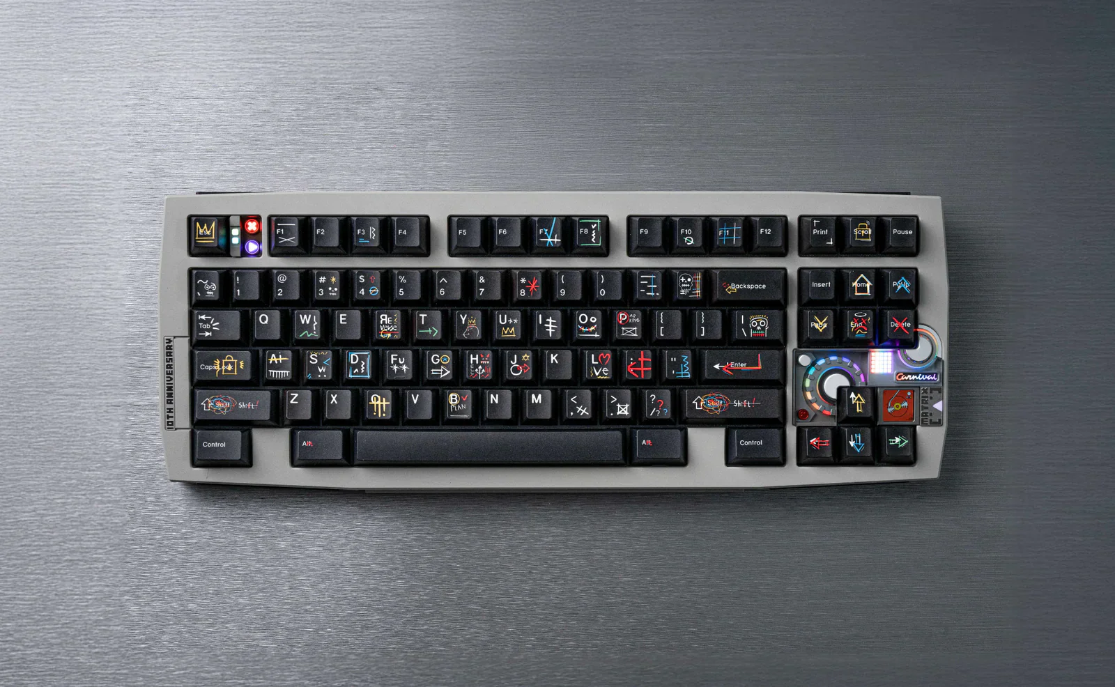[In Stock] Doodlecaps Nakseo Black keycaps