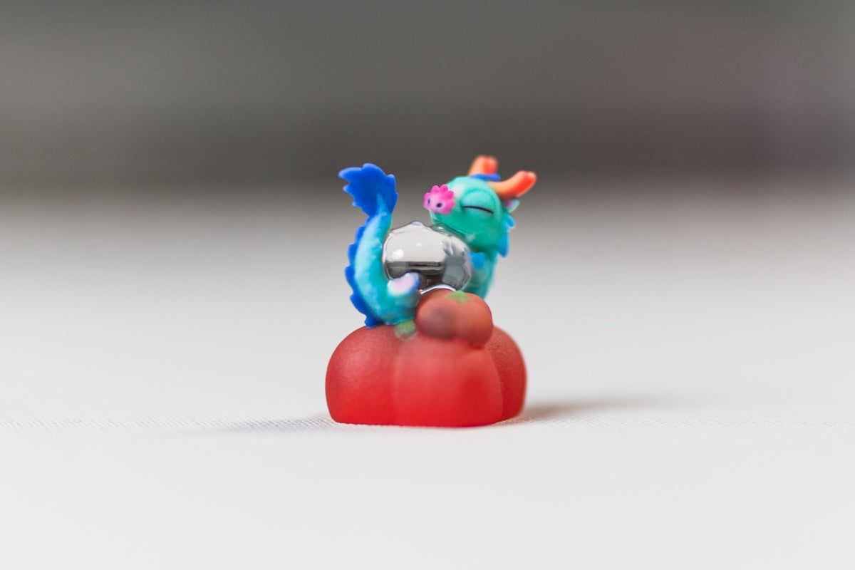 Cagedbird Azure Dragon Artisan Keycaps - Thumbnail 3