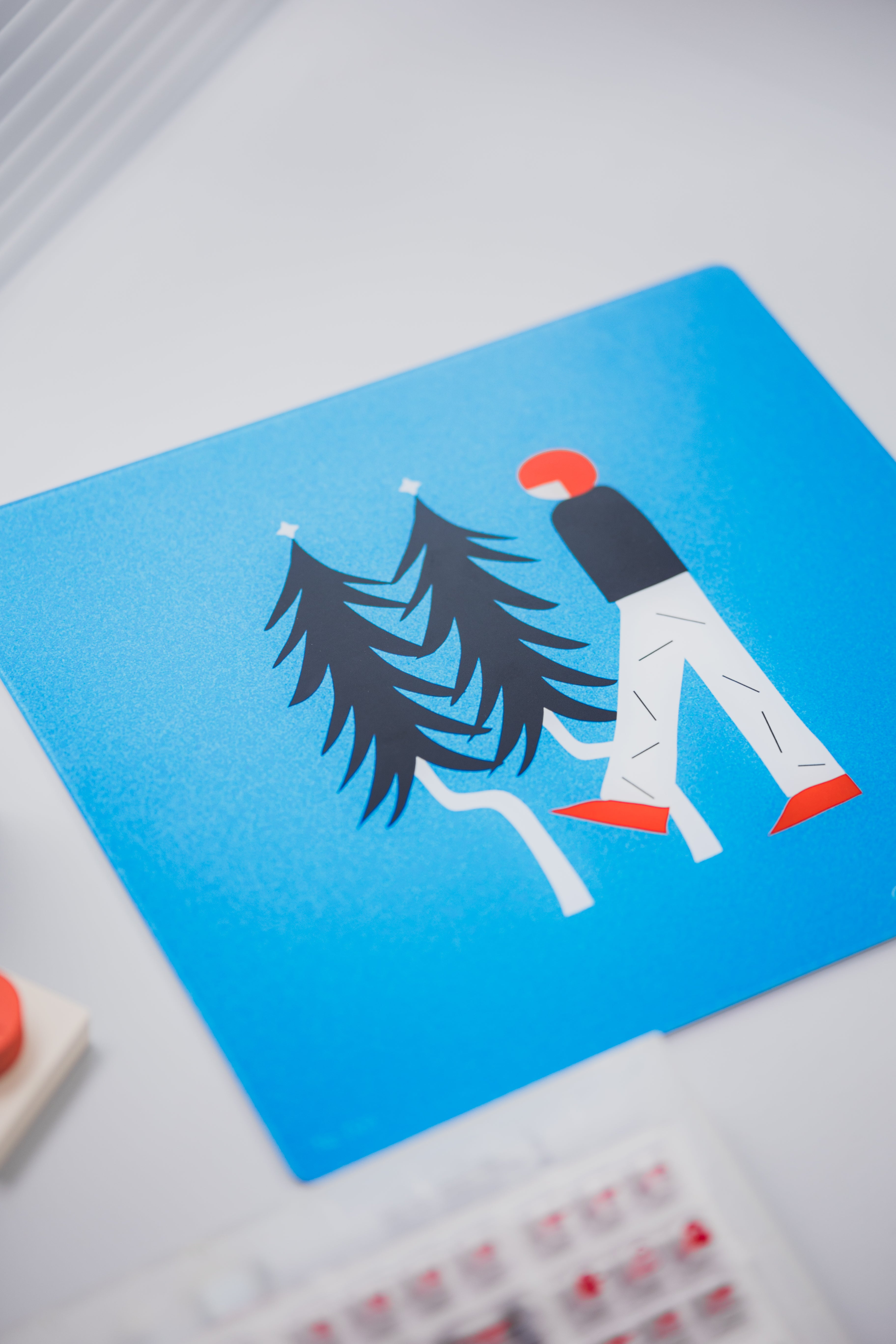 [In Stock] LeleDesign Curation Summer Camp Glass Mousepad（feat. Wukongkong）