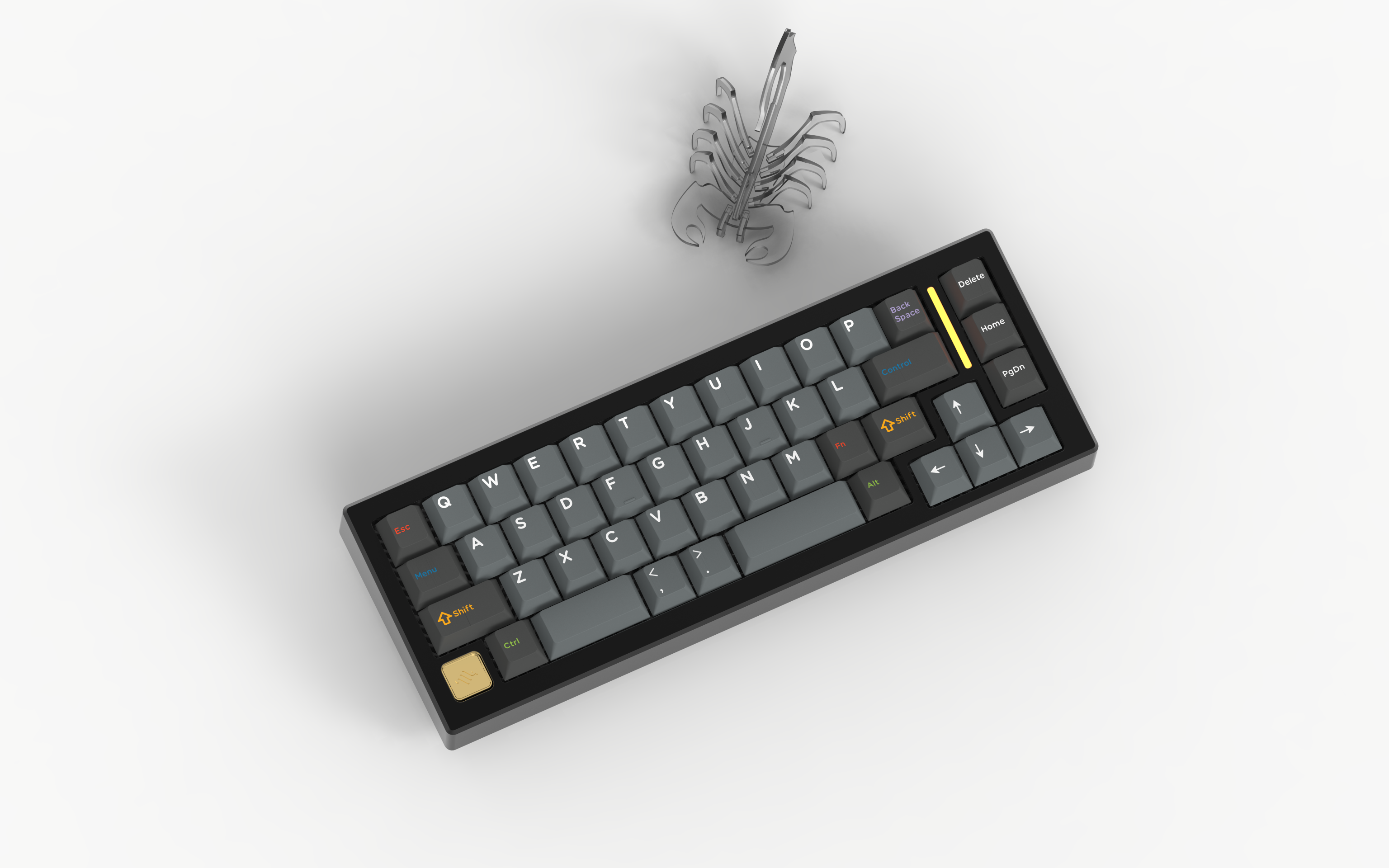 [In Stock] Lelelab Scorpio 46 Mechanical Keyboard Kit R2