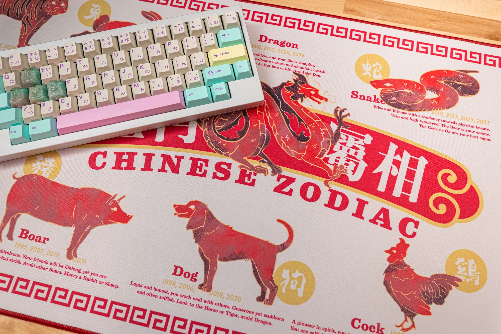 [Group buy] Chinese Zodiac Deskmat