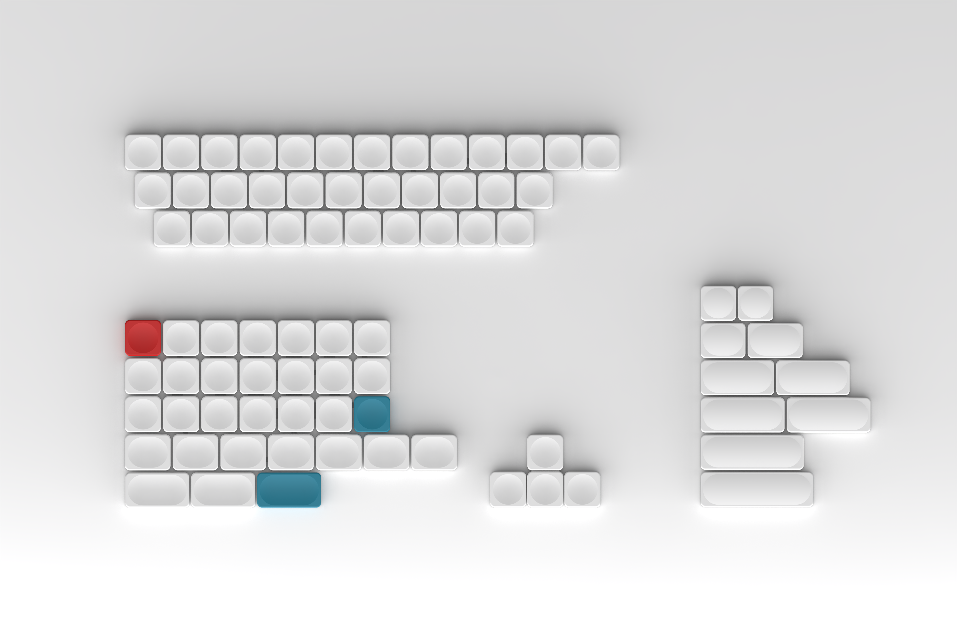 Kailh LP Switches & LCK Keycap set for @40 - Thumbnail 2