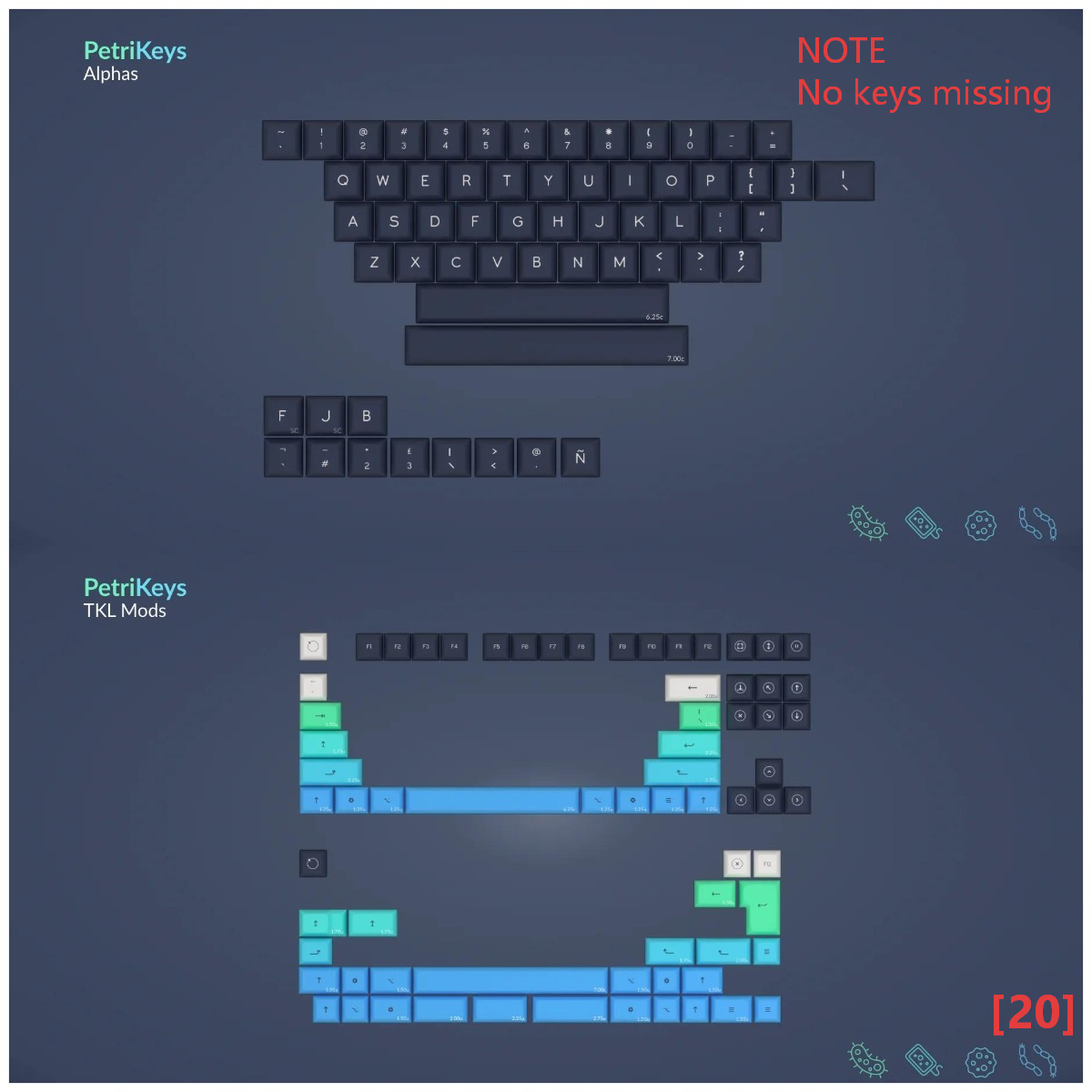 [In Stock] Keycap Set B-stock Collections-R2