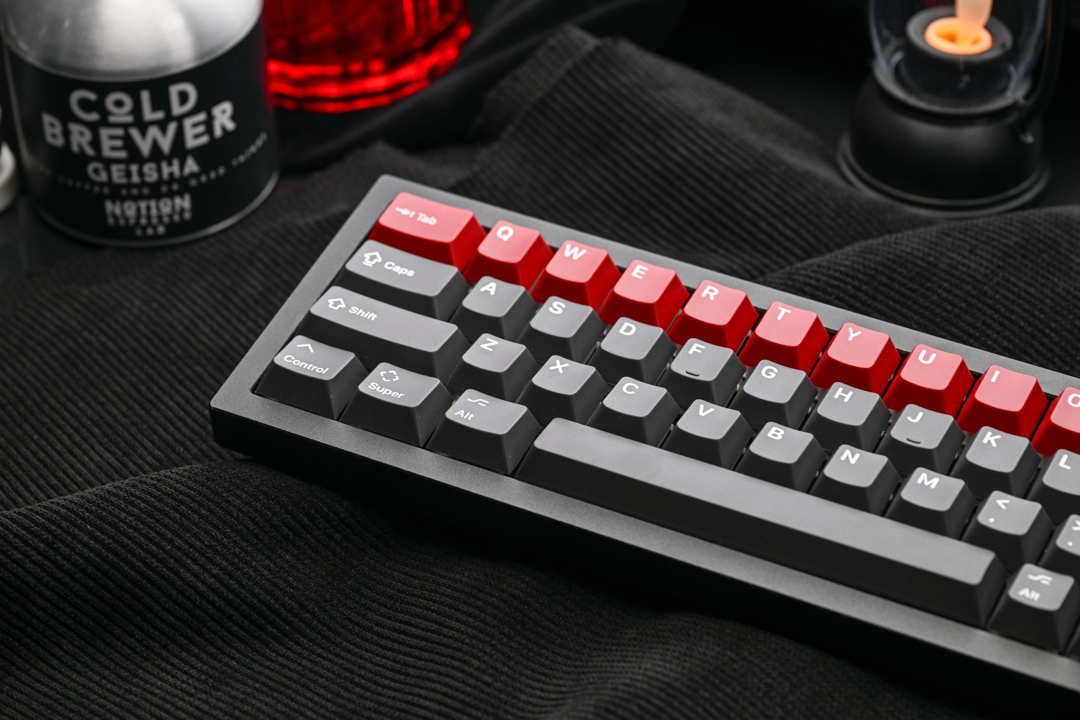 [In Stock] KAP Grey Alert PBT Double-Shot Keycap Set