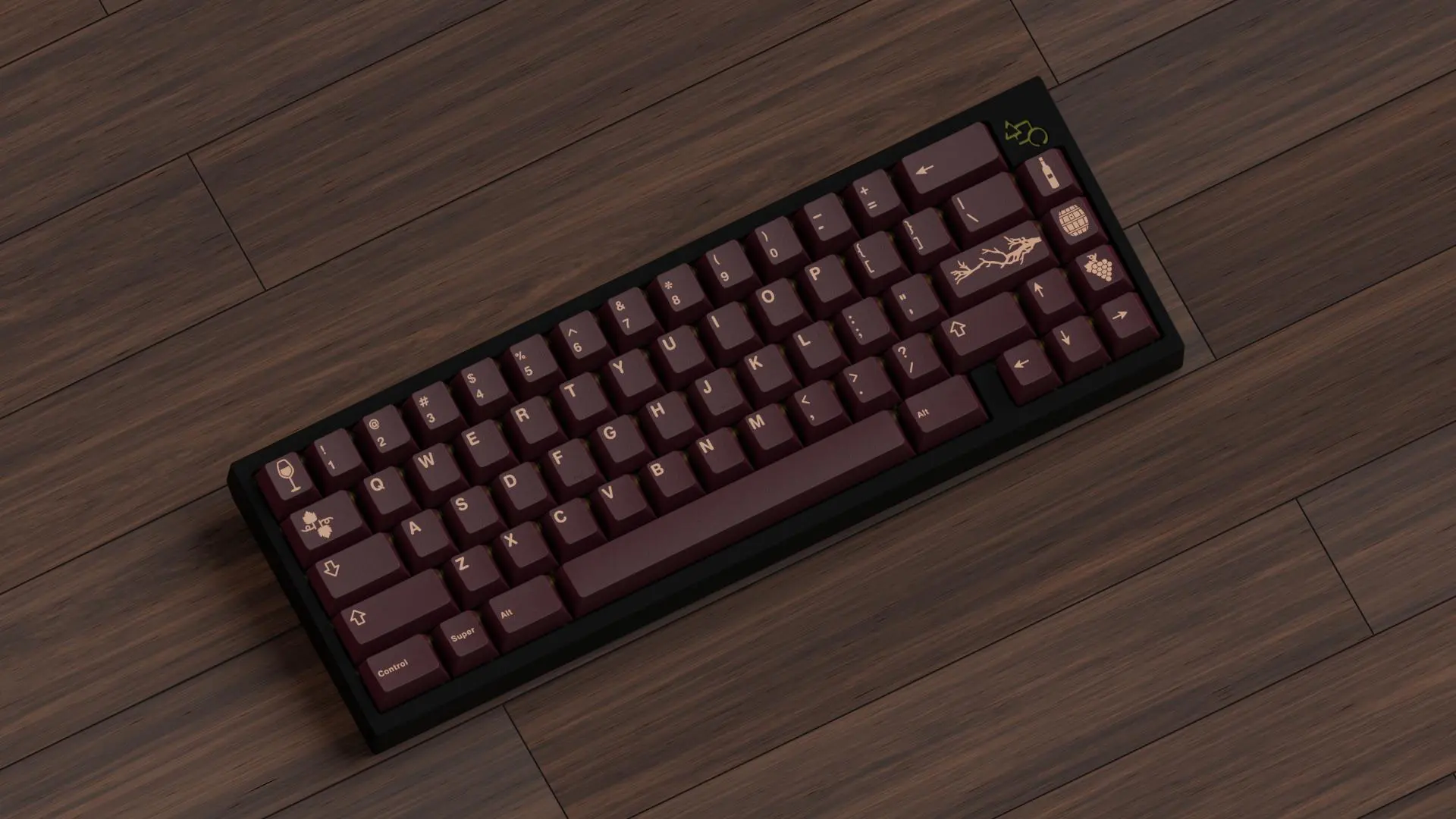 [In Stock] GMK CYL Bordeaux