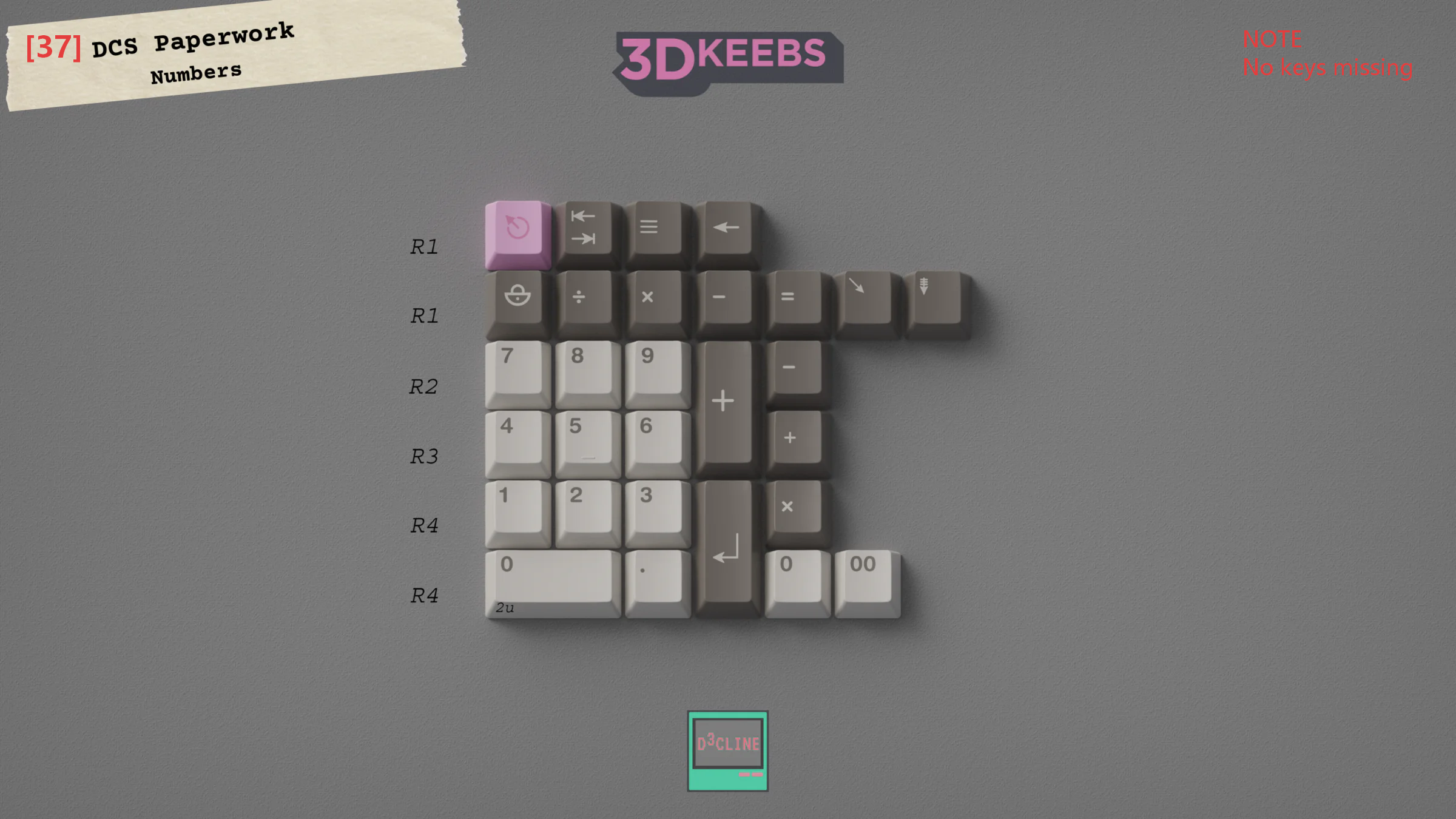 [In Stock] Keycap Set B-stock Collections-R2