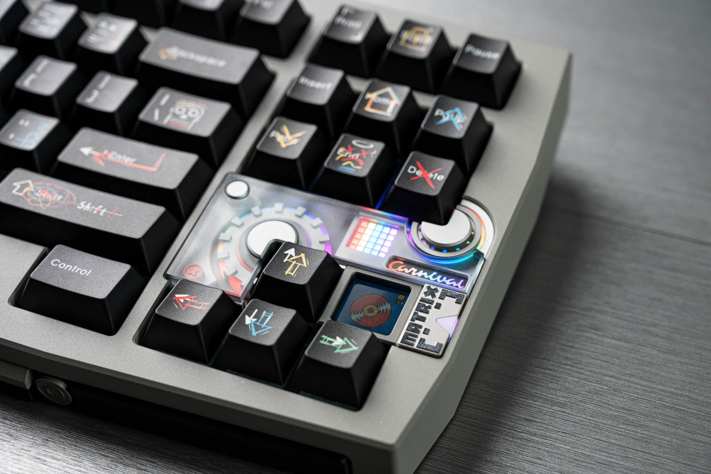 [In Stock] Doodlecaps Nakseo Black keycaps
