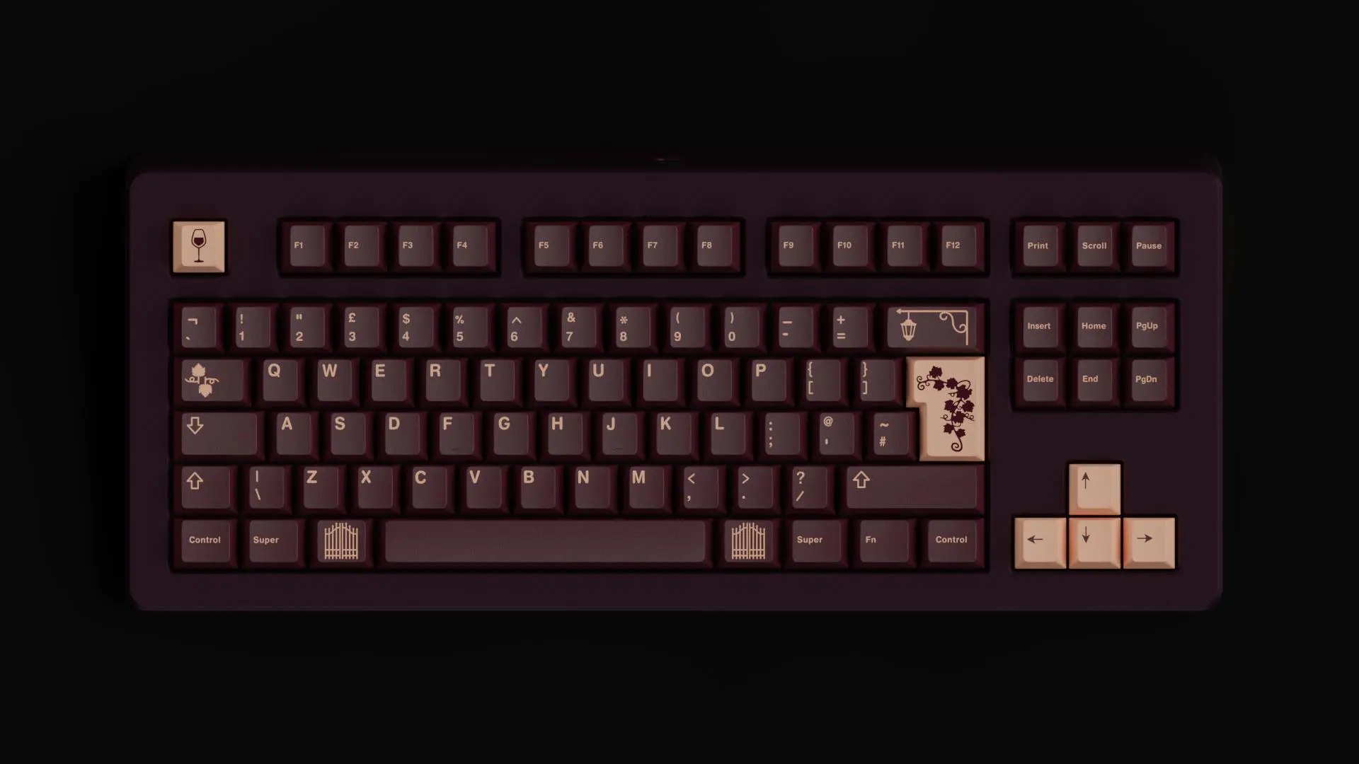 [In Stock] GMK CYL Bordeaux