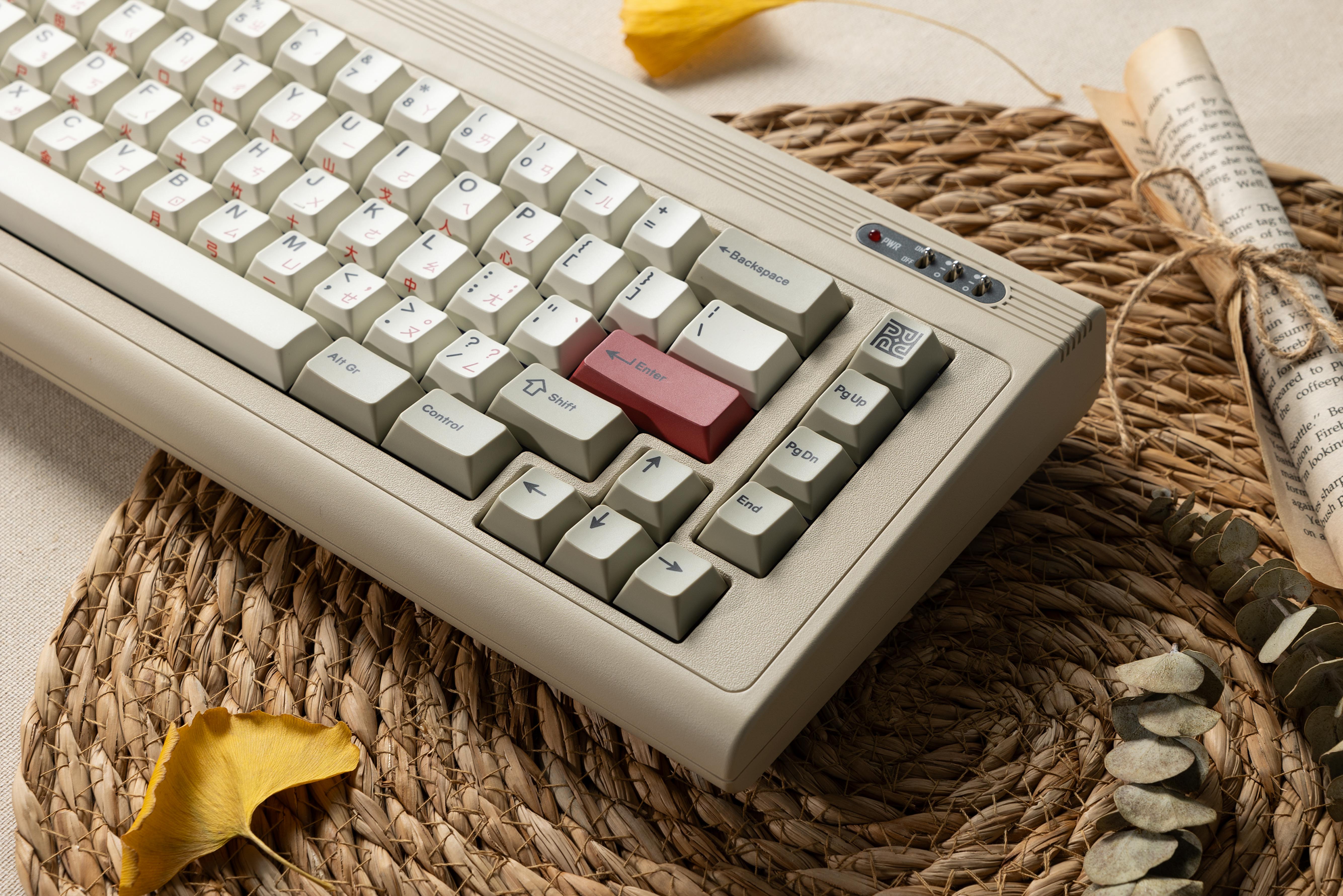 In Stock] PK x BIOI Command 65 R2 Vintage Custom Mechanical Keyboard