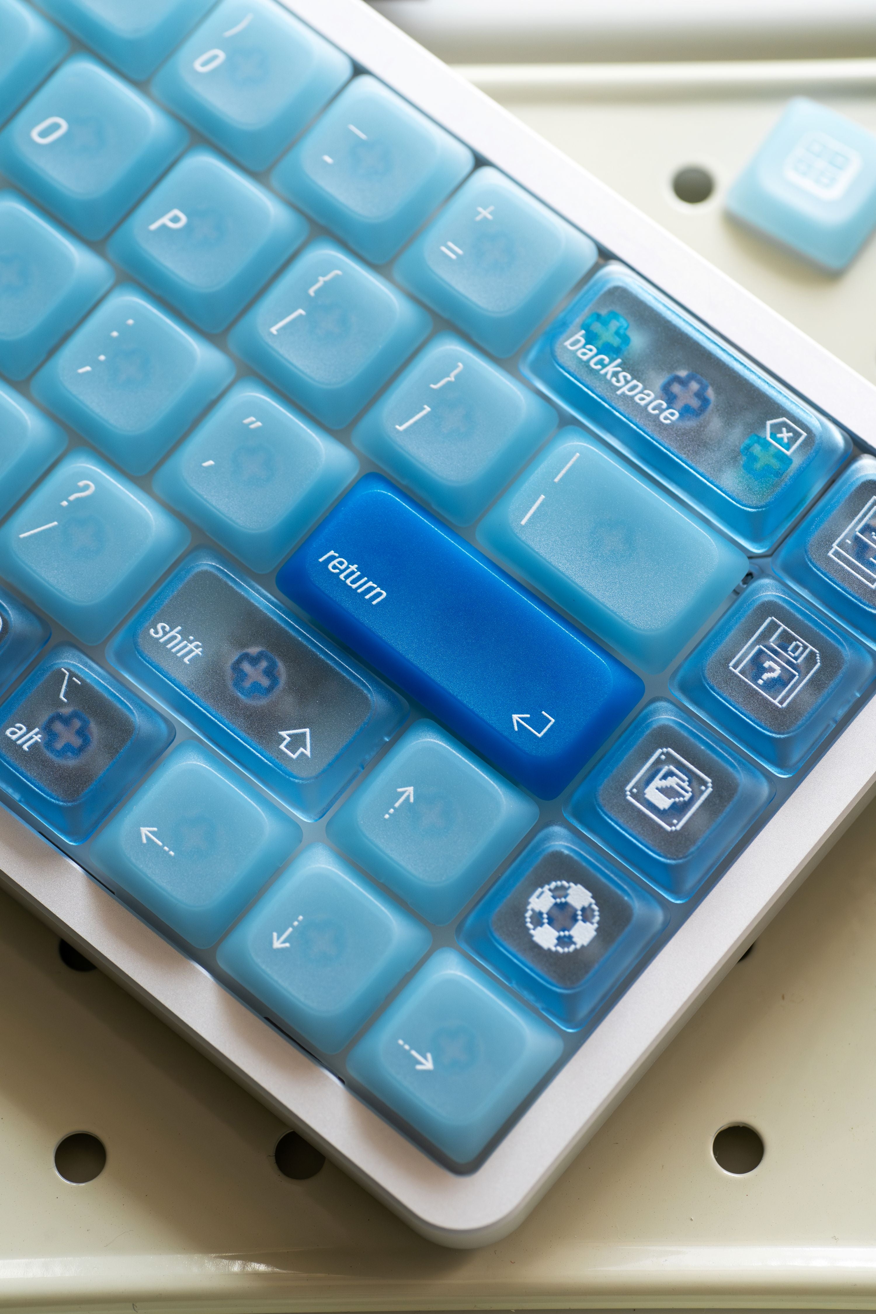 In Stock] LeleLab LowSup-Ocean Blue Keycaps Set