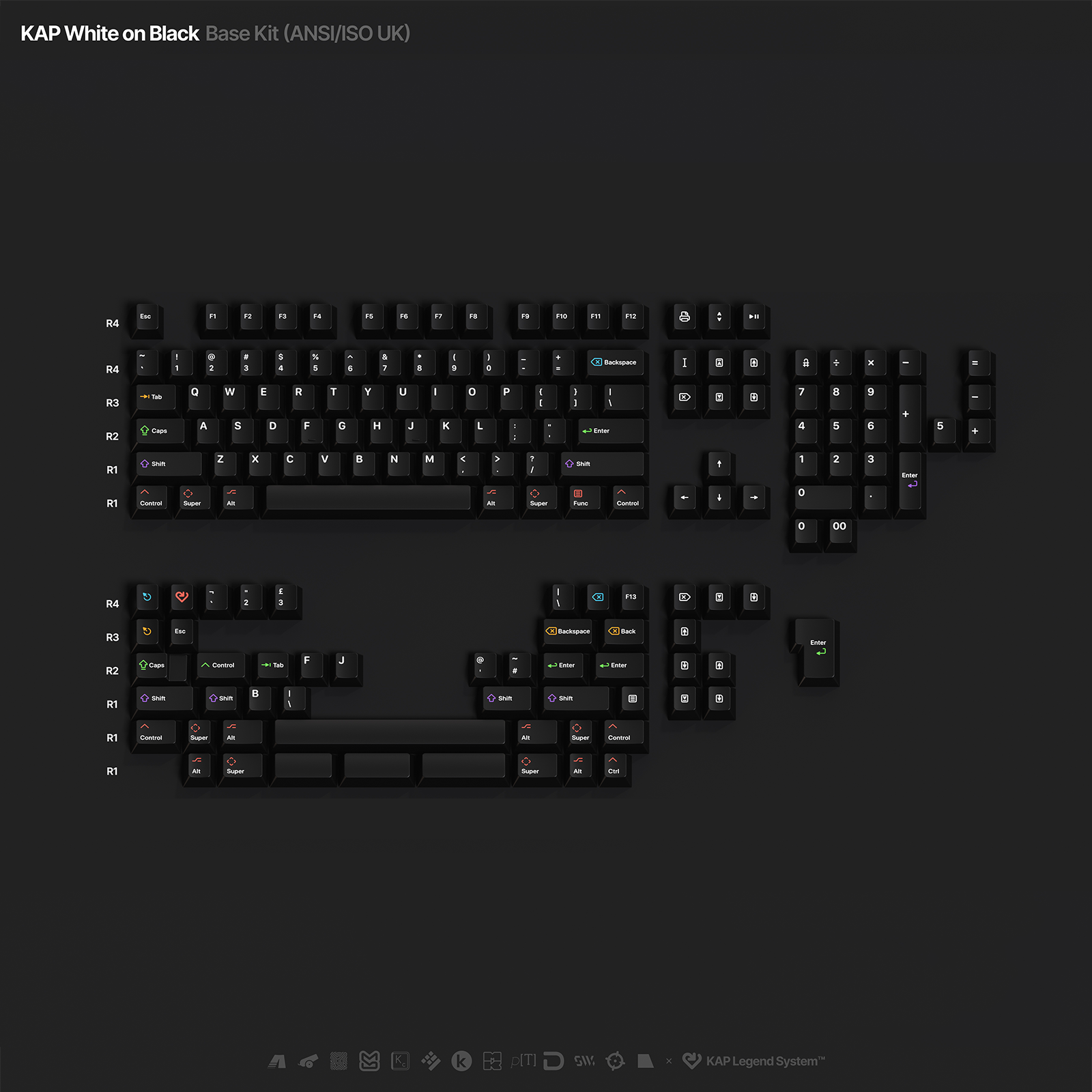 [Pre Order] KAP WoB White on Black