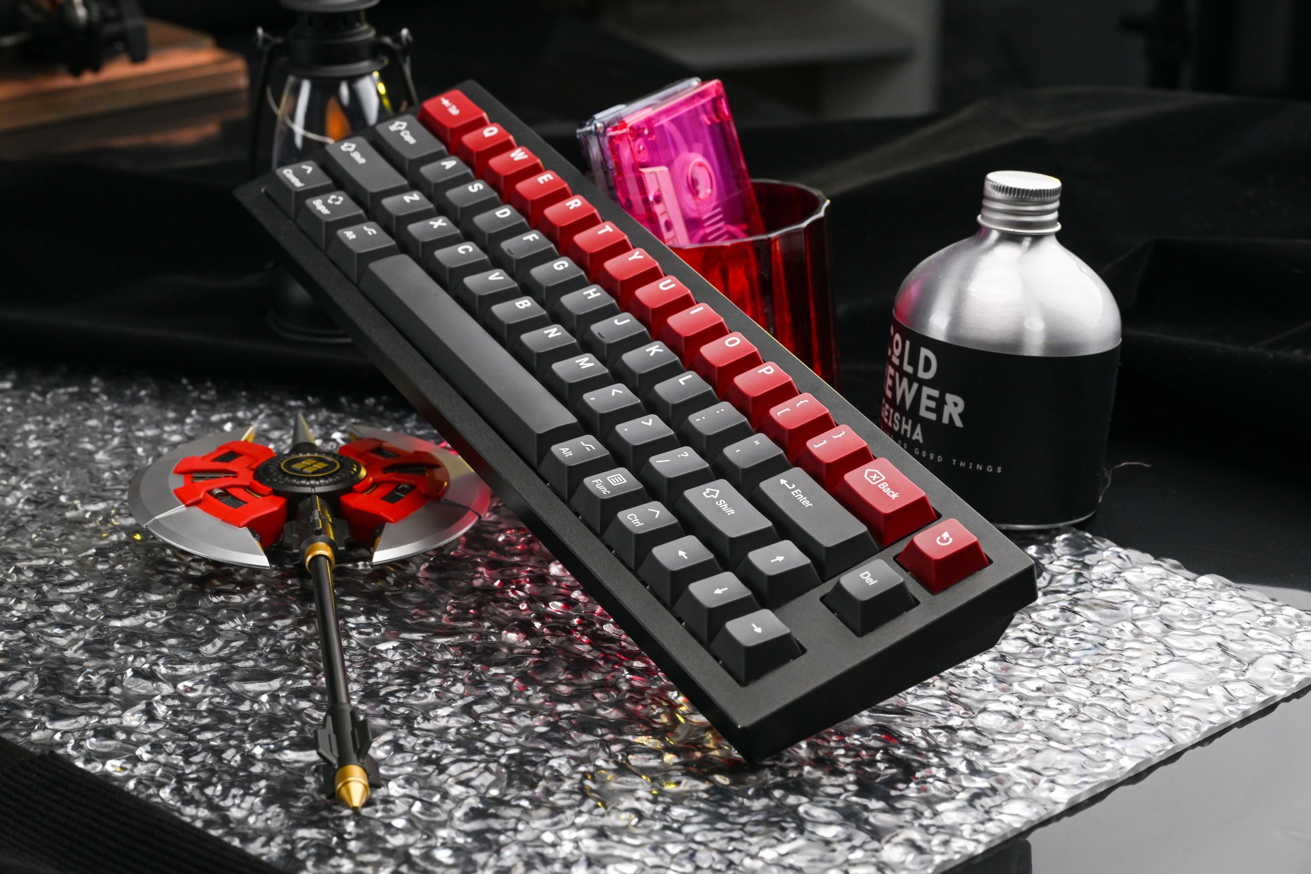 [In Stock] KAP Grey Alert PBT Double-Shot Keycap Set