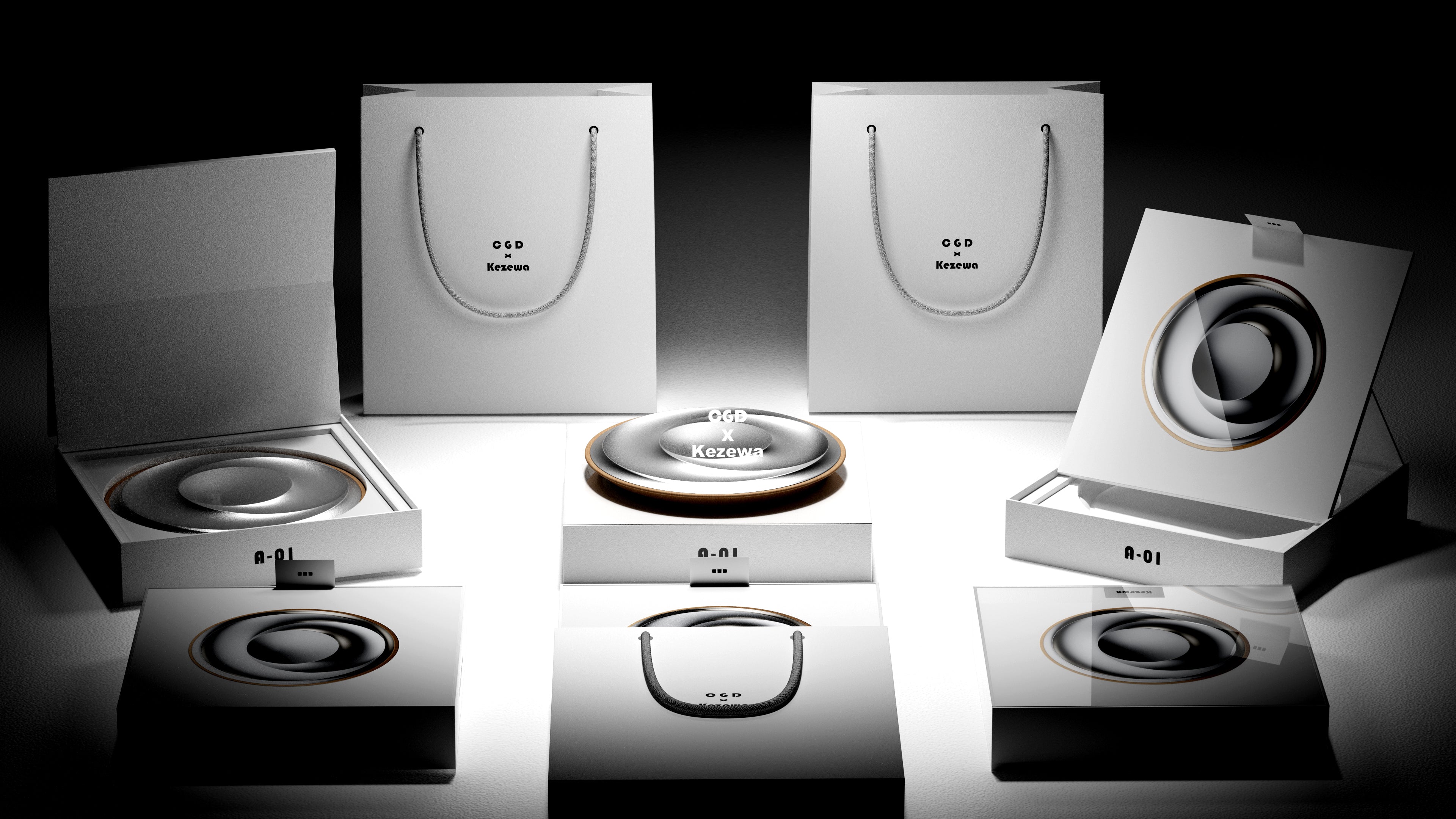 [In Stock] Kezewa & CGD A-01 multifunctional tray