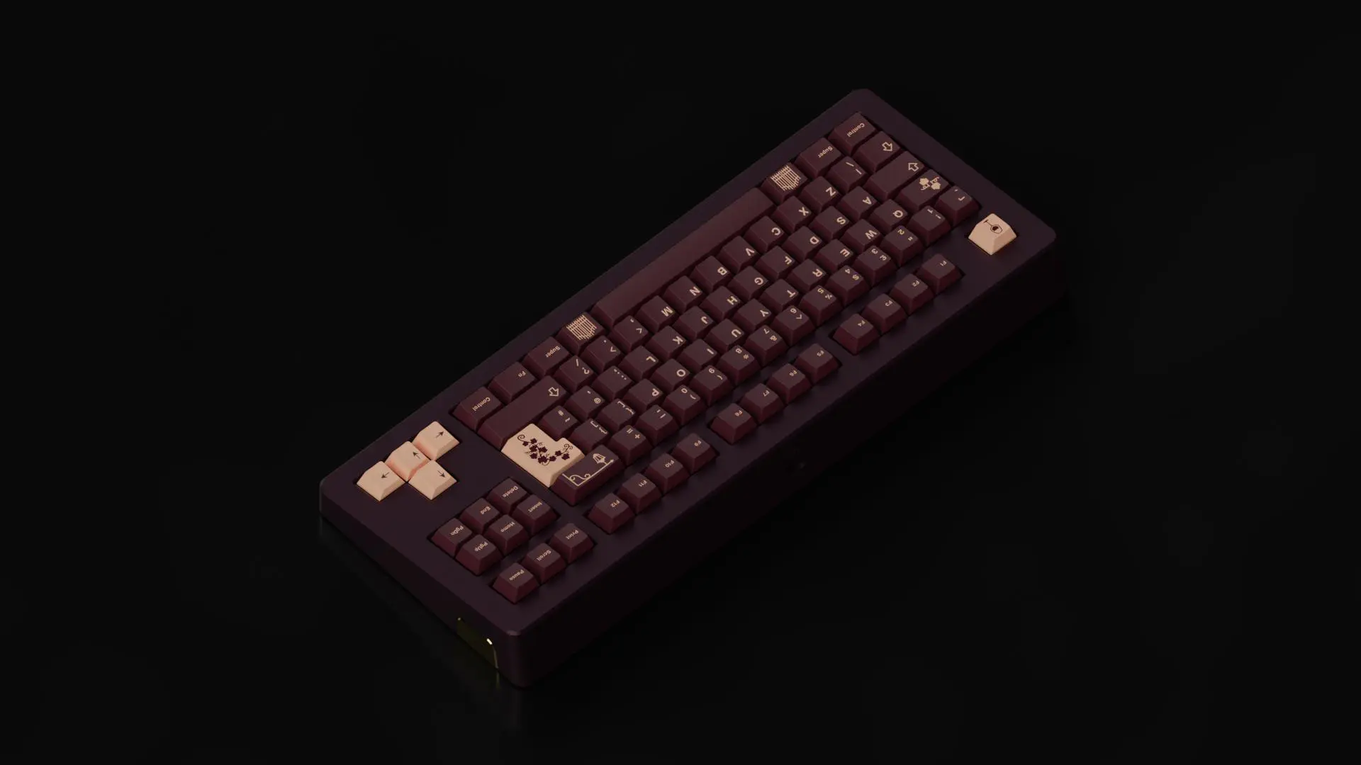 [In Stock] GMK CYL Bordeaux
