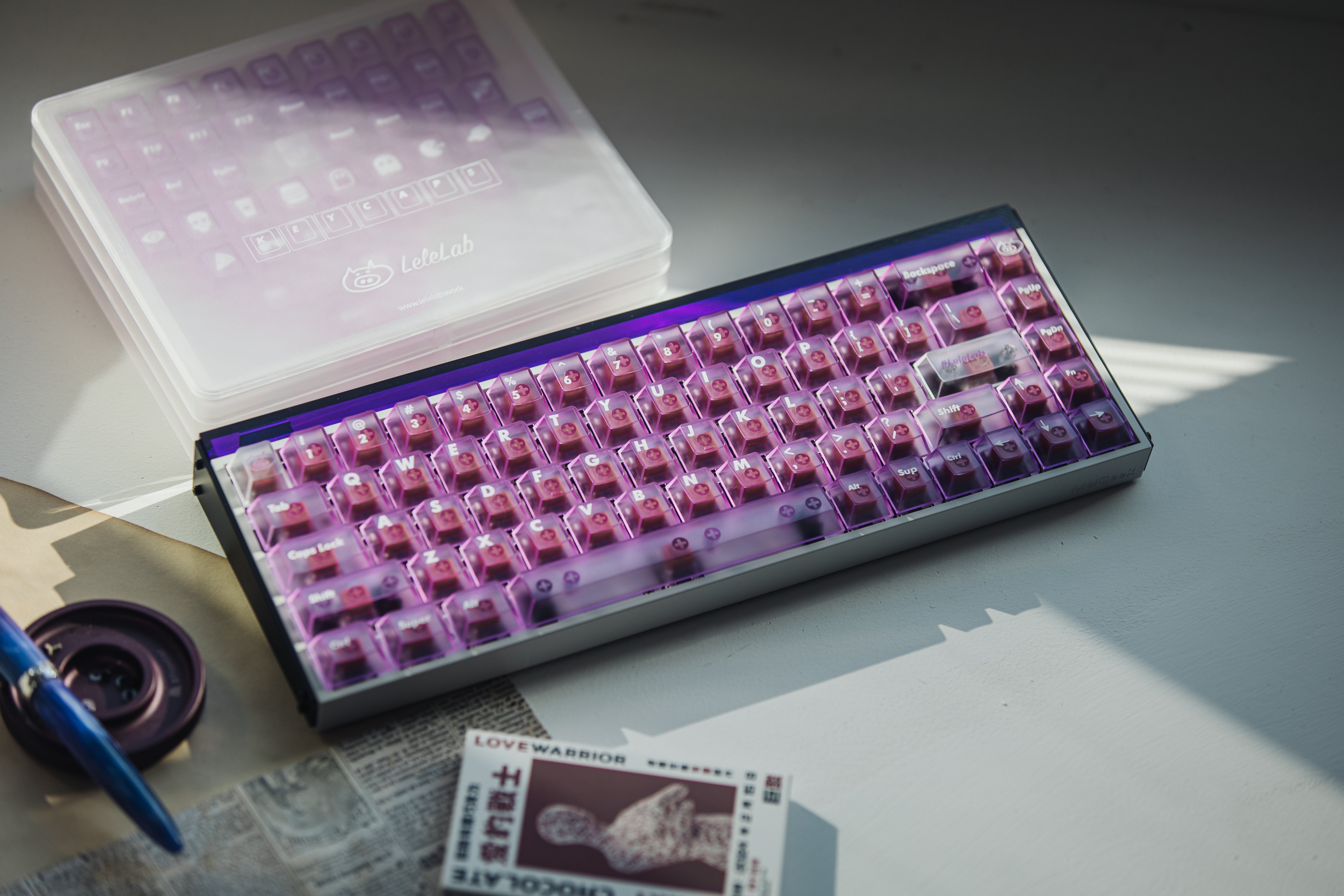 [Pre order] LeleLab Supsup Purple Keycap Set