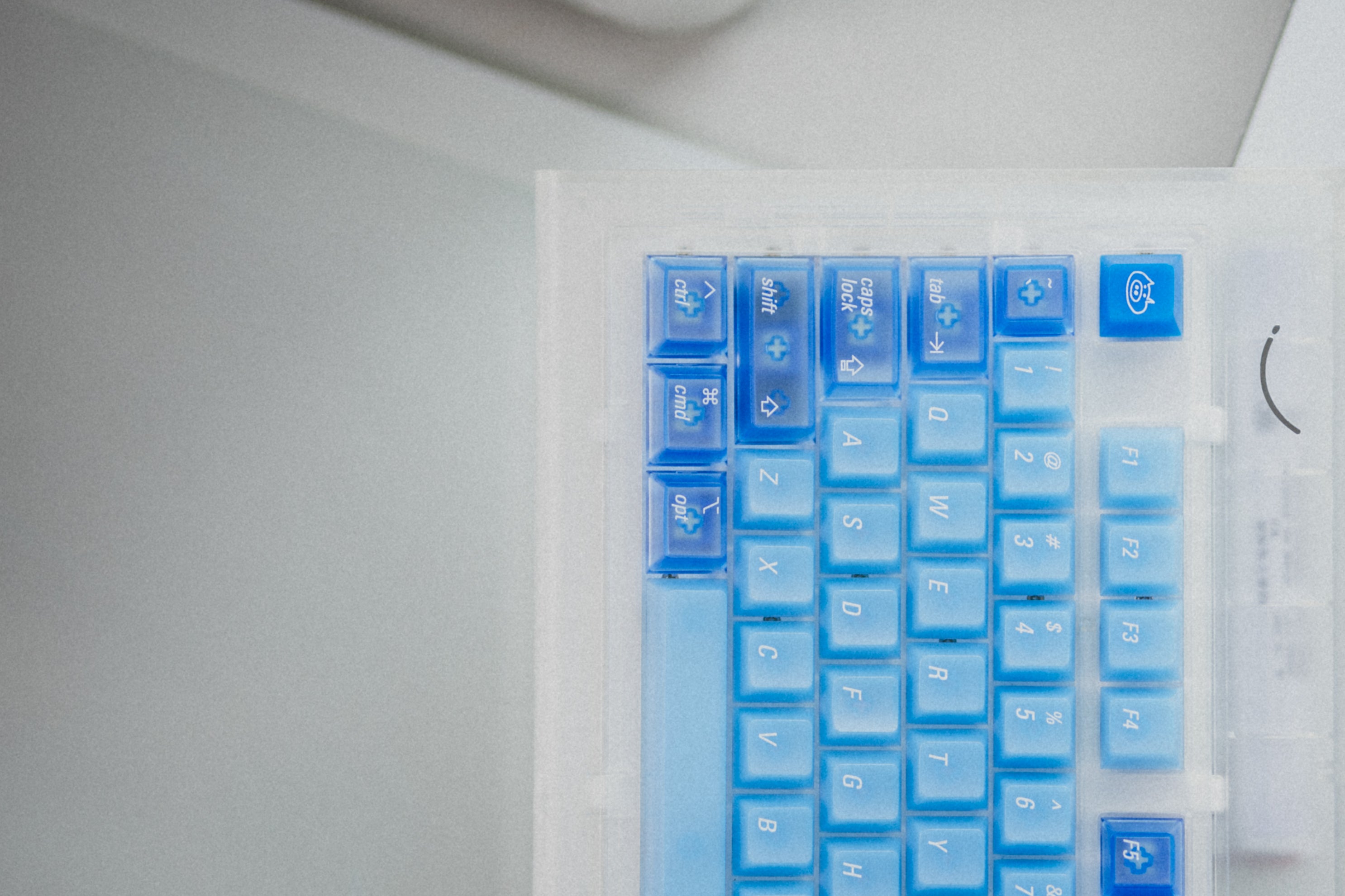 [In Stock] LeleDesign Ocean Blue Cherry Profile Keycaps Set