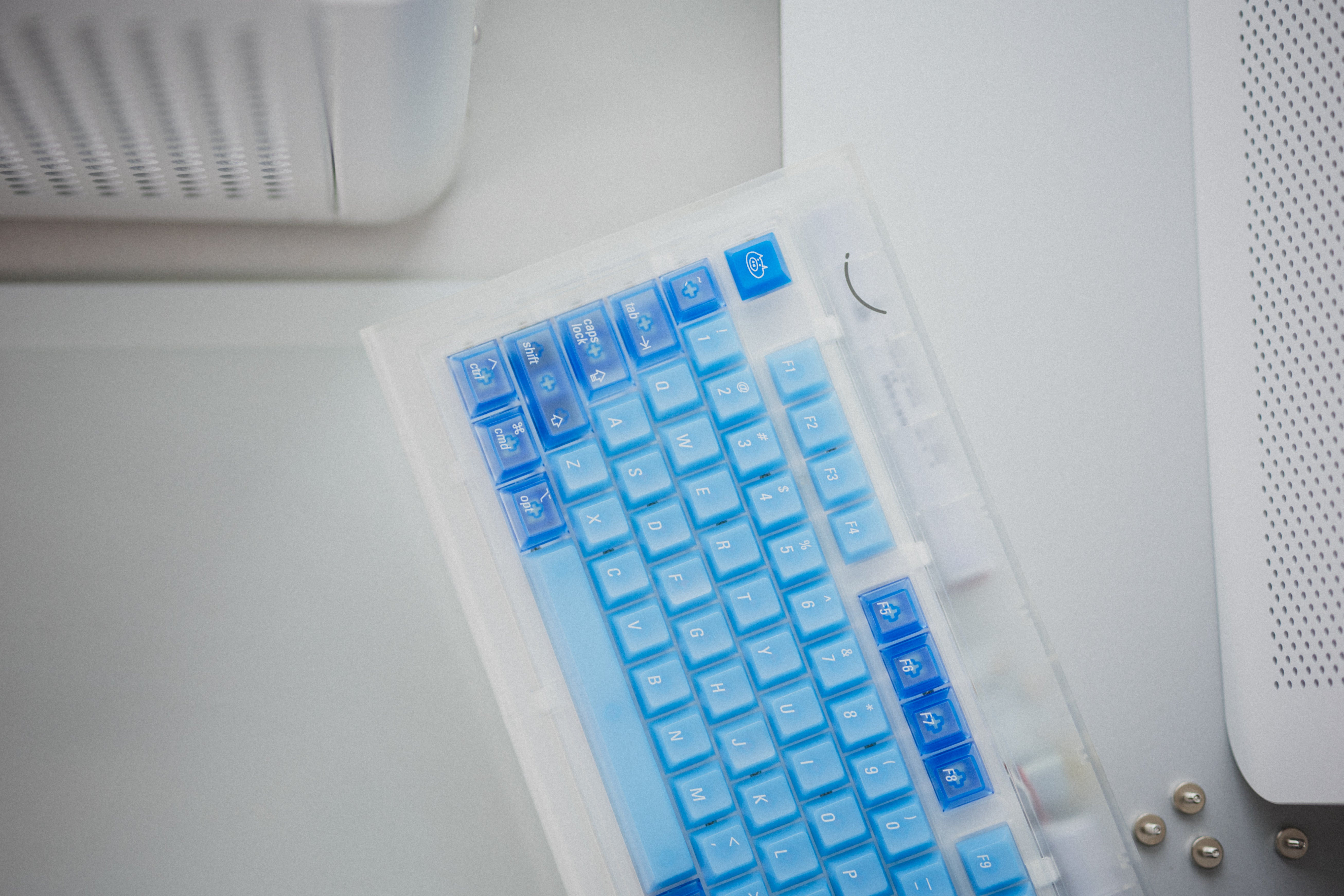 [In Stock] LeleDesign Ocean Blue Cherry Profile Keycaps Set