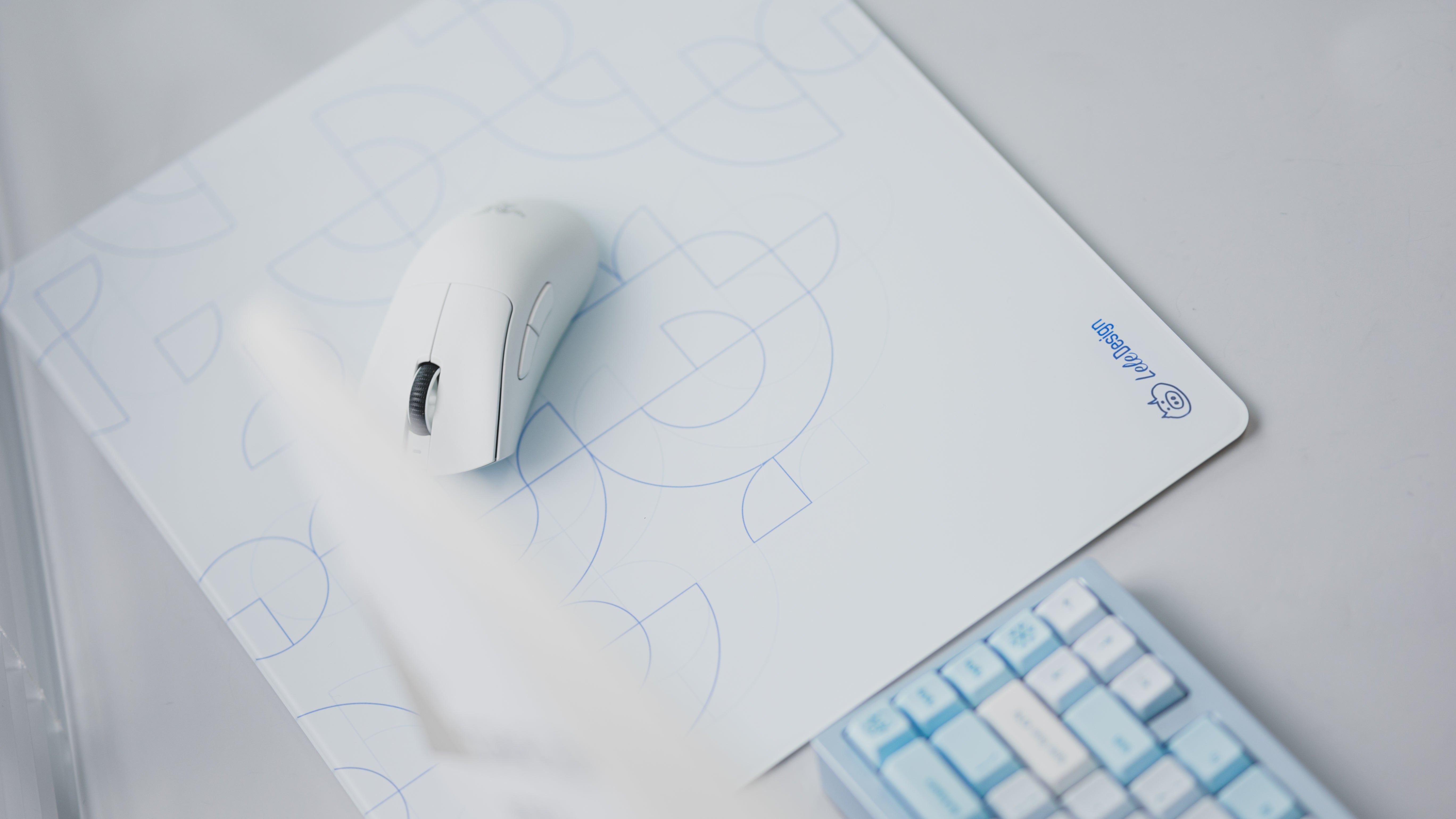 [In Stock] LeleDesign Curation Summer Camp Glass Mousepad-LeleDesign Original