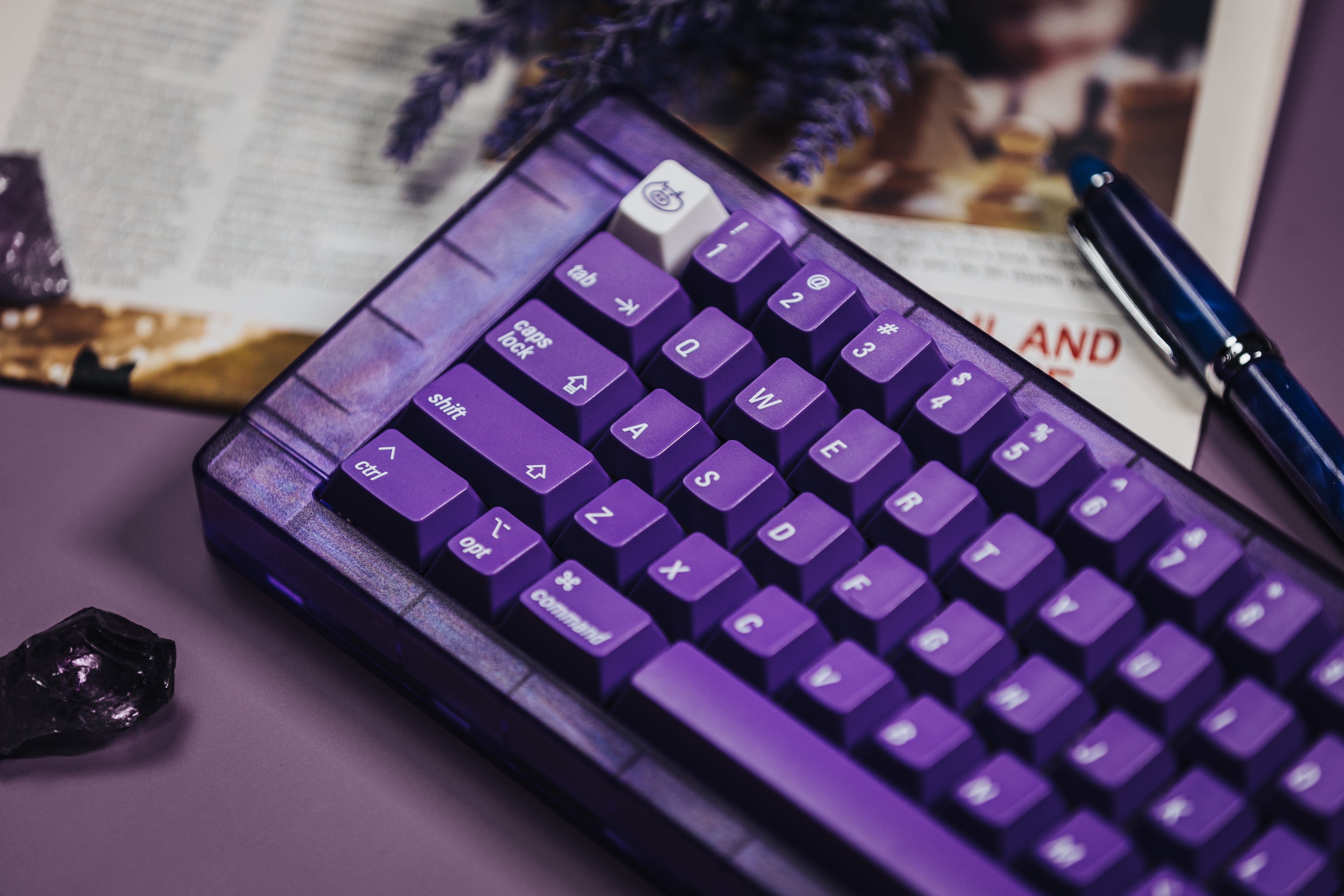 In Stock] LeleLab Supsup Purpple MacOS Keycap Set
