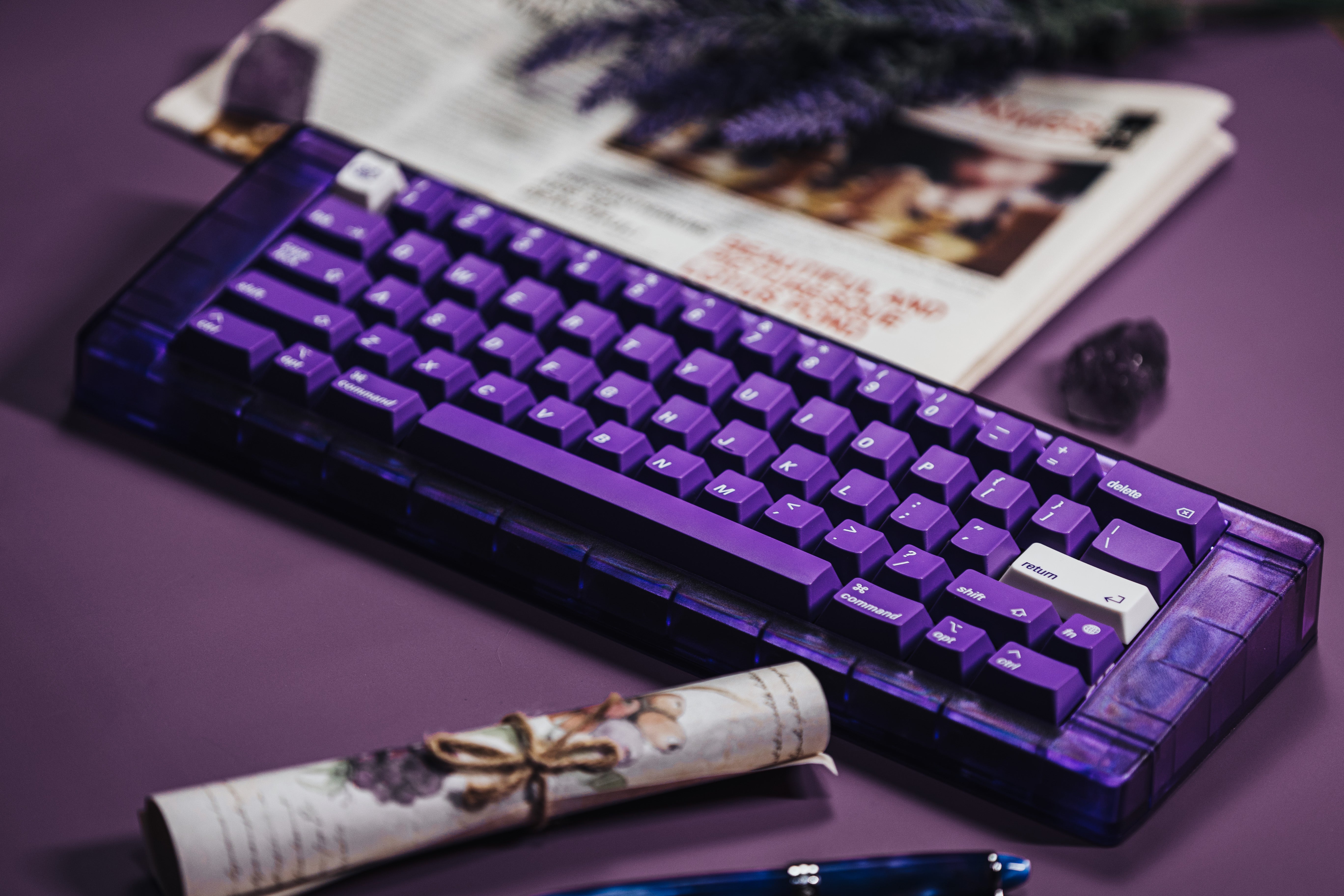 In Stock] LeleLab Supsup Purpple MacOS Keycap Set